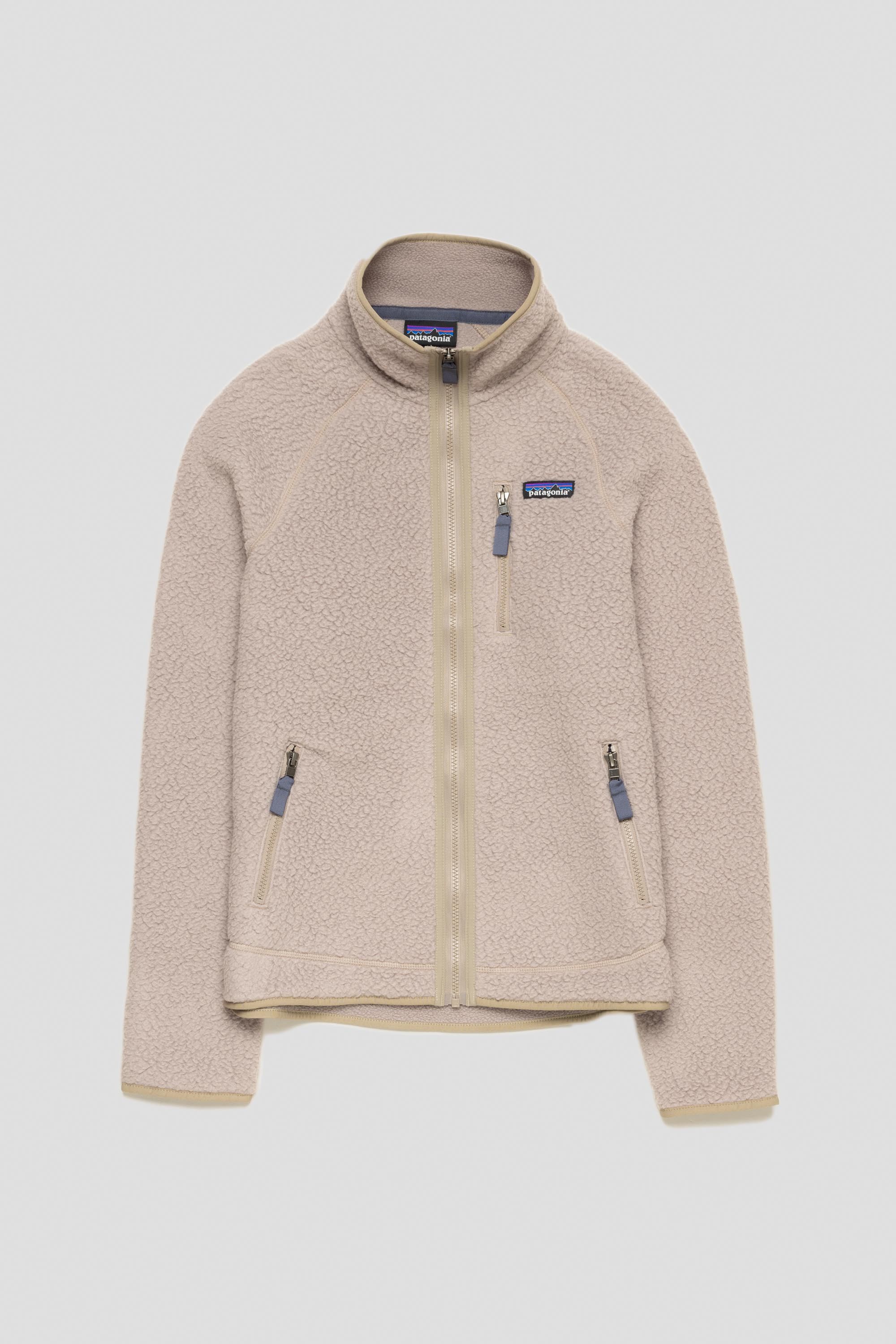 Retro Pile Jacket Seabird Grey