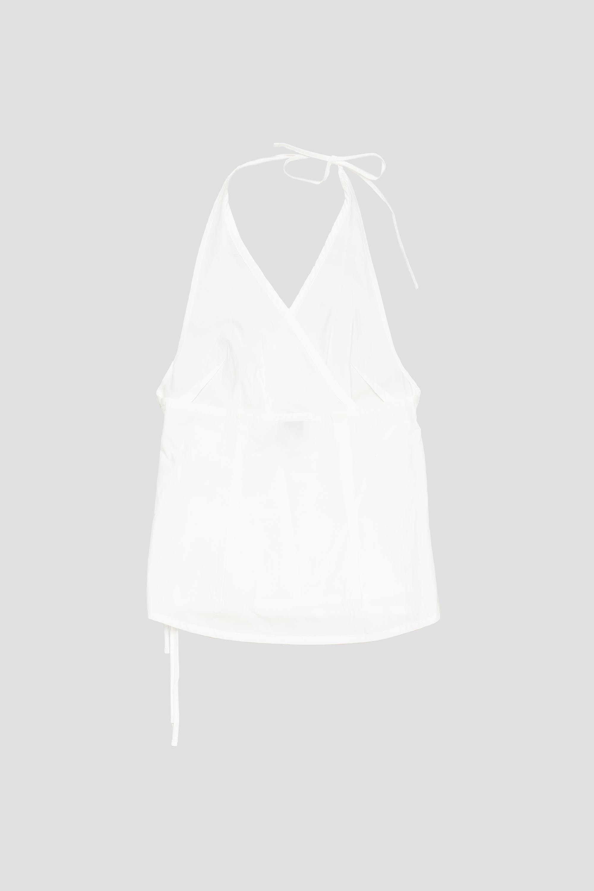 Drawcord Halter White