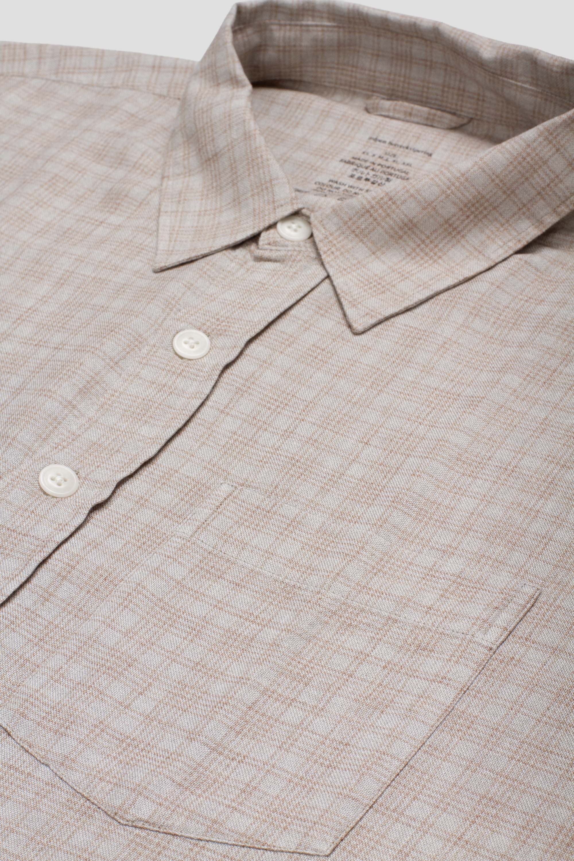 Priority Shirt Sepia Check