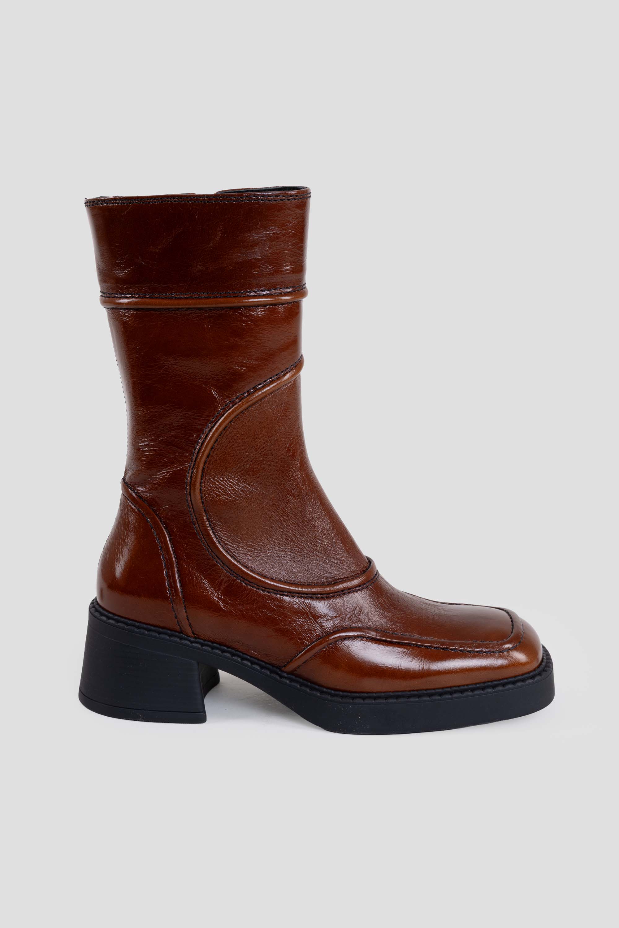 Malene Boots Tan/Black