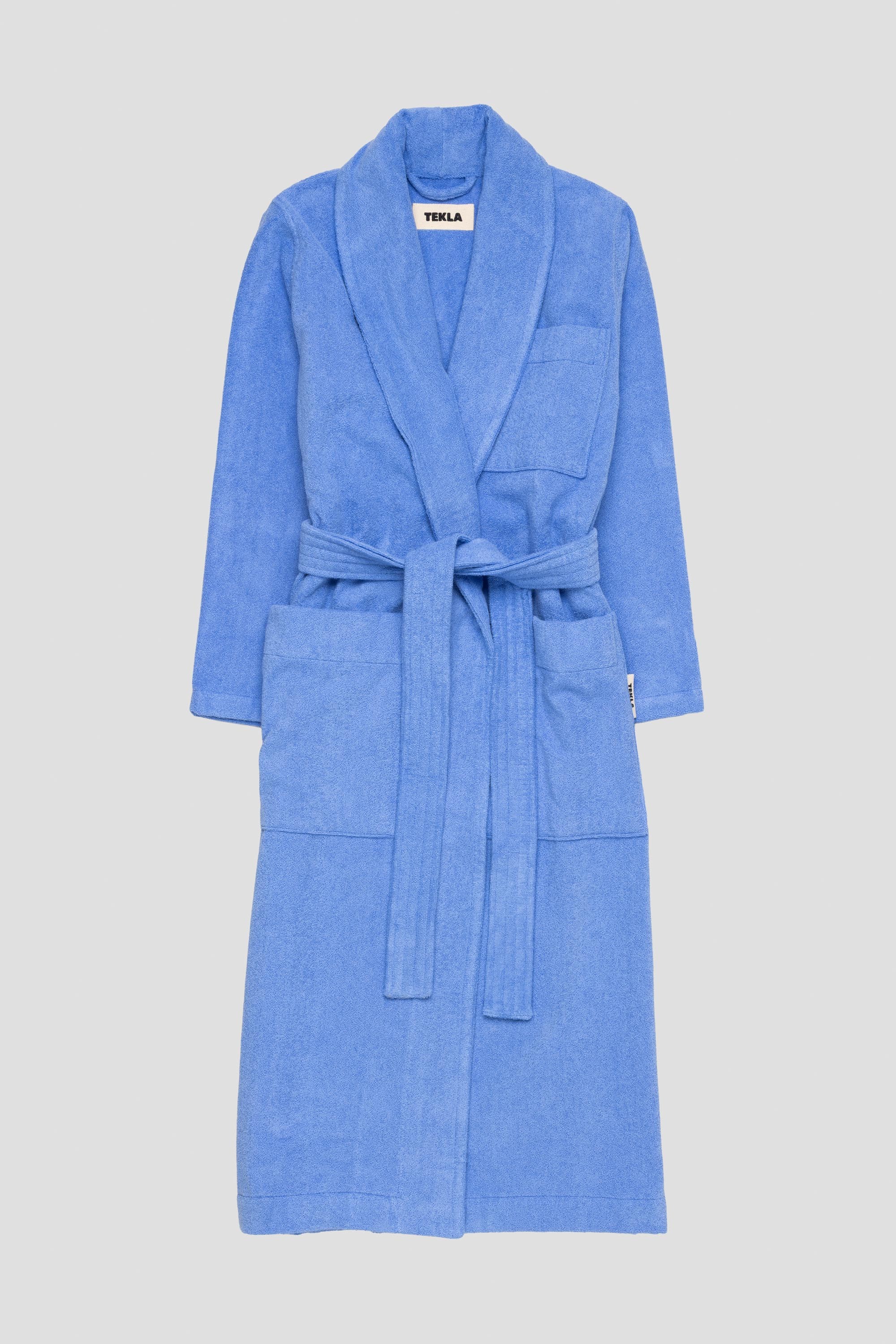 Classic Bathrobe Clear Blue