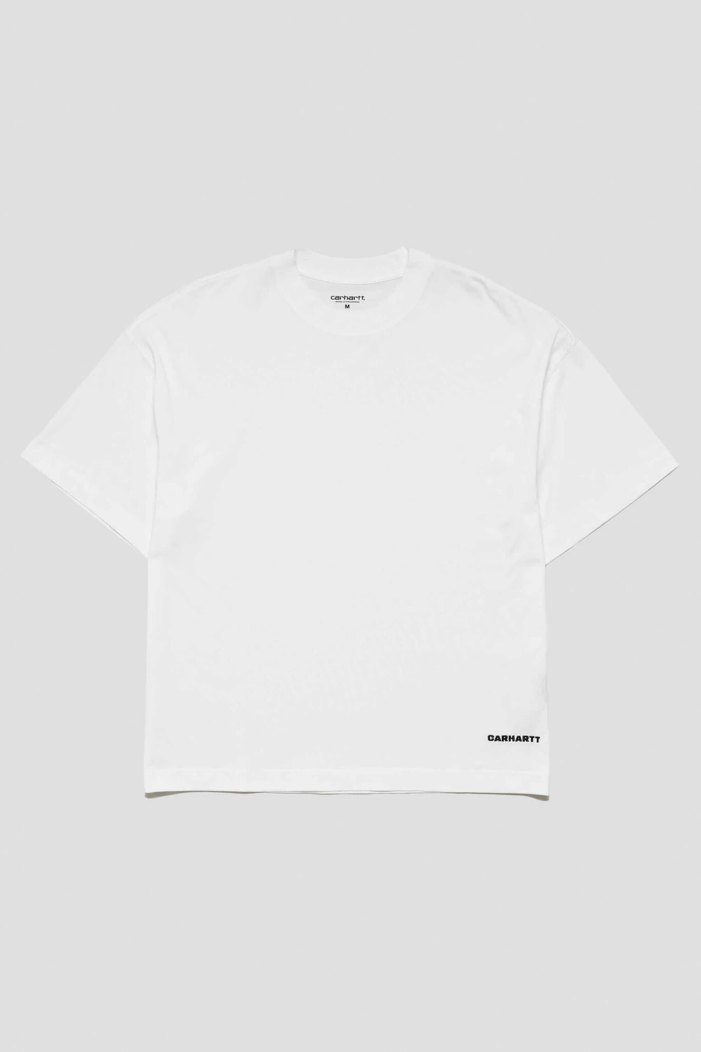 S/S Link Script T-Shirt White/Black