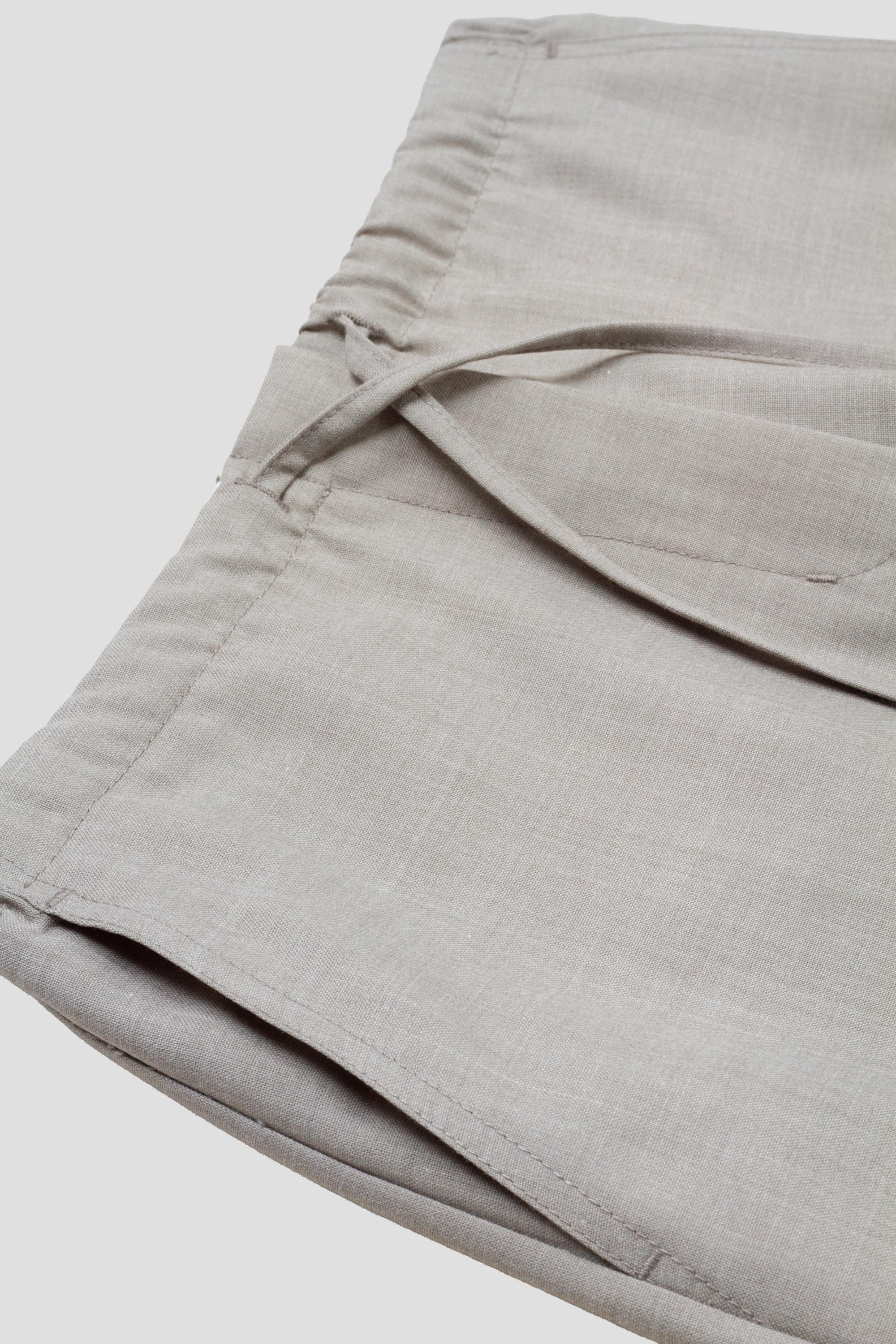Wool Banding Pants Beige