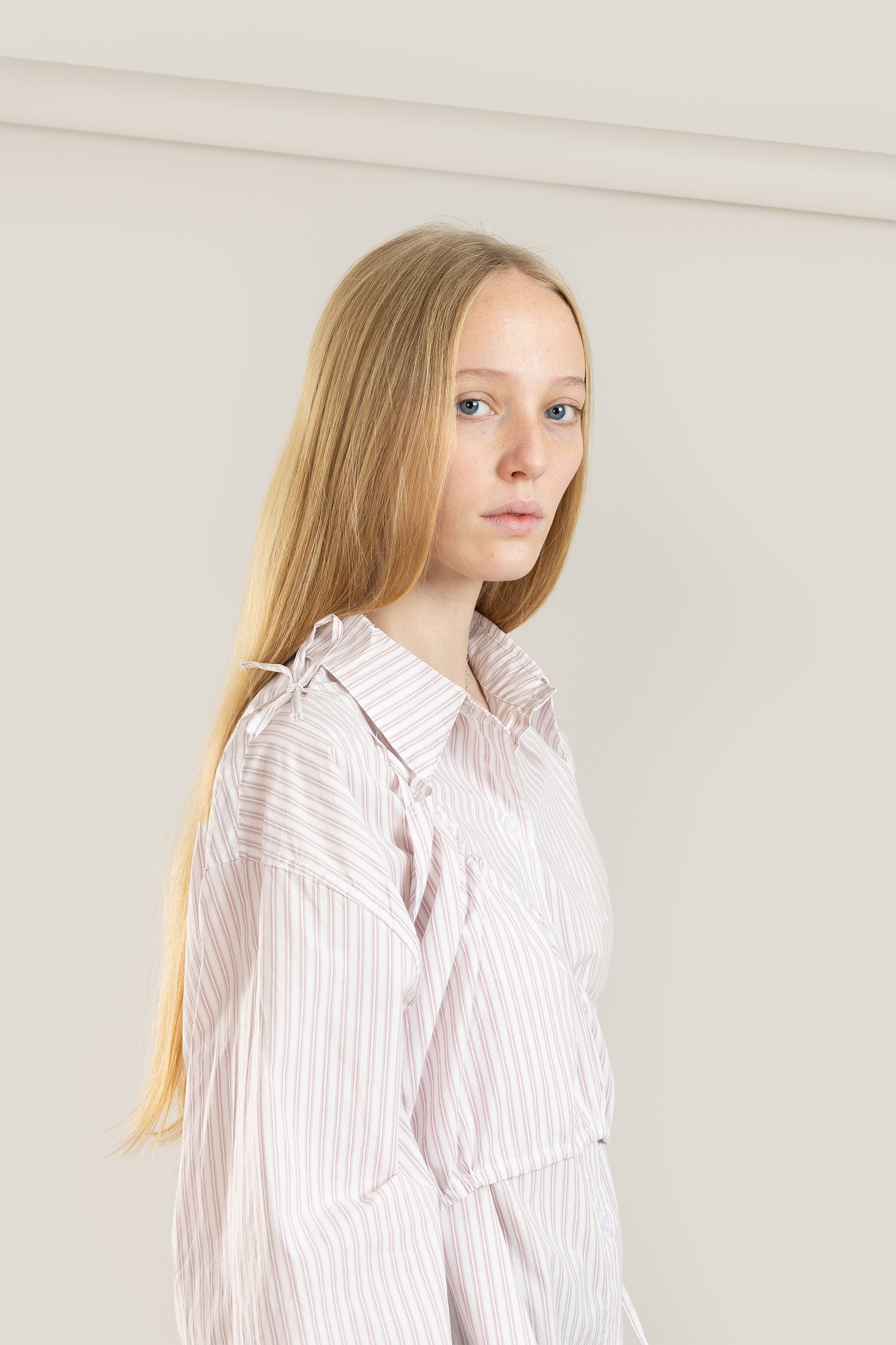 Sash Shirt Musk Stripe