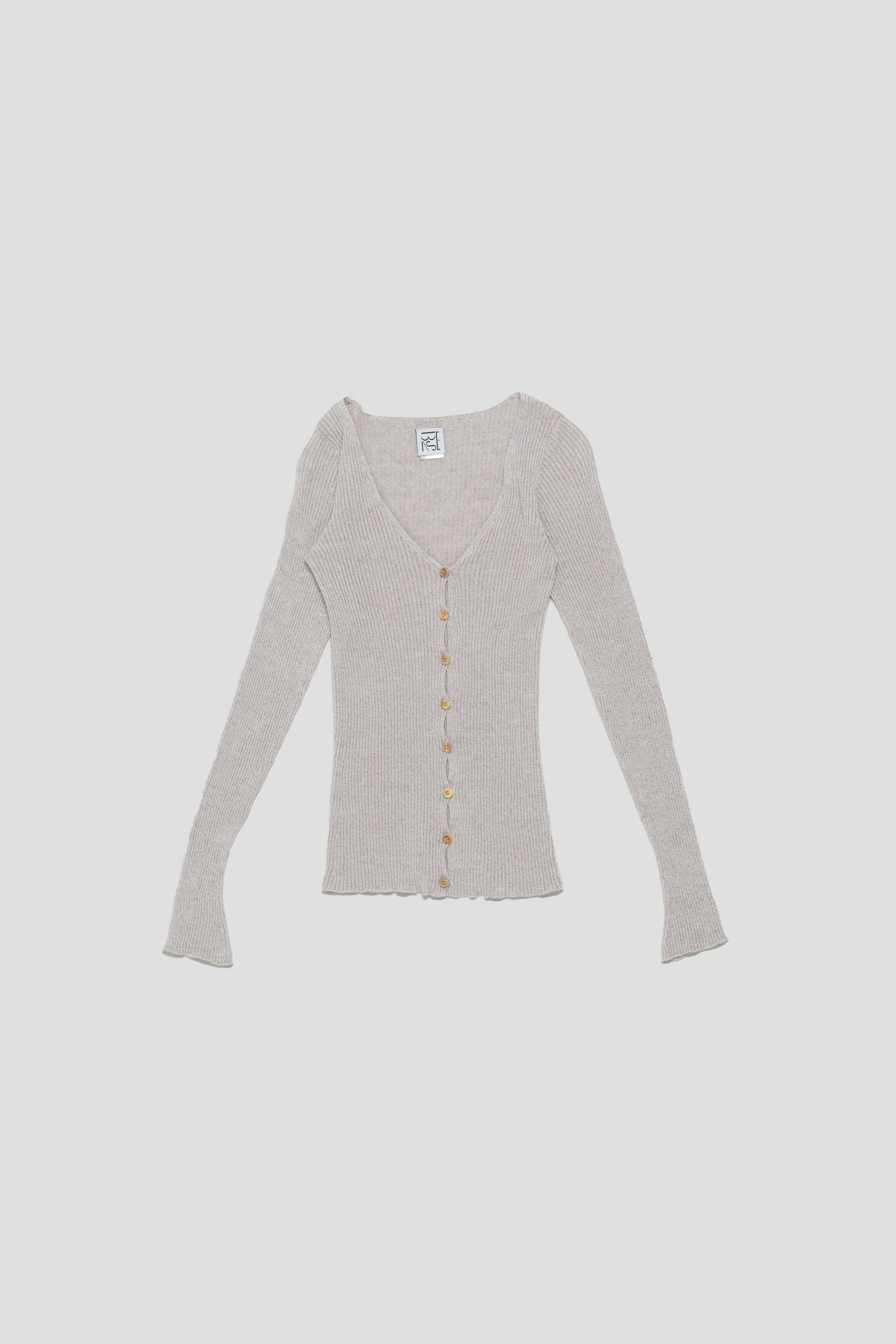 Loulou Cardigan Marron Melange