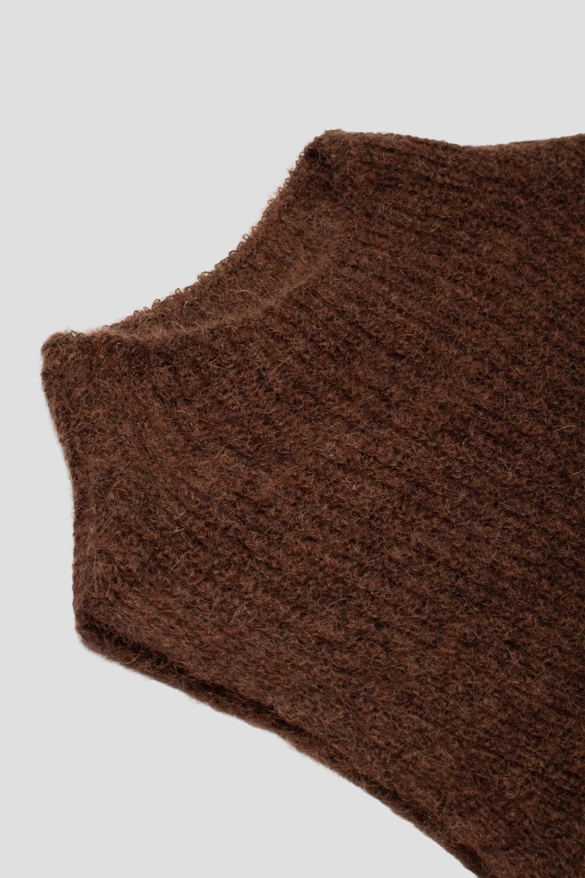Sheer Sleeveless Top Brown