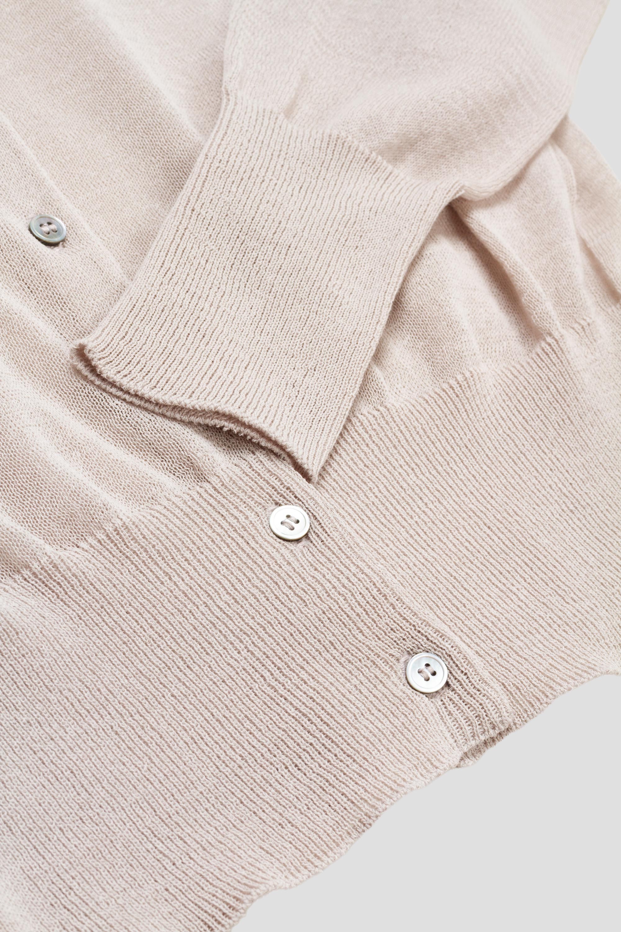 Wholegarment Cap Sleeve Knit Grey