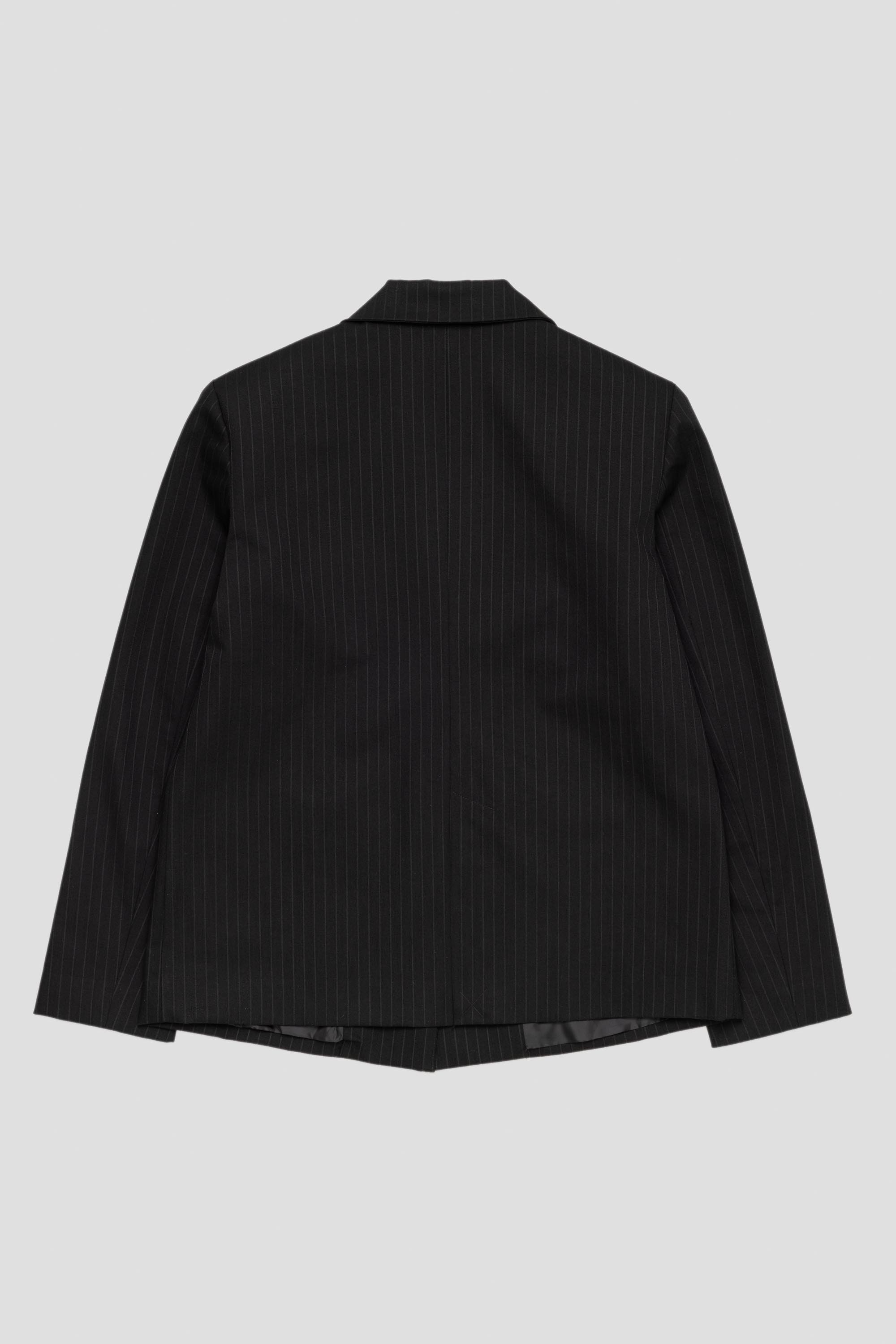 Women's Pinstripe Blazer Black/White