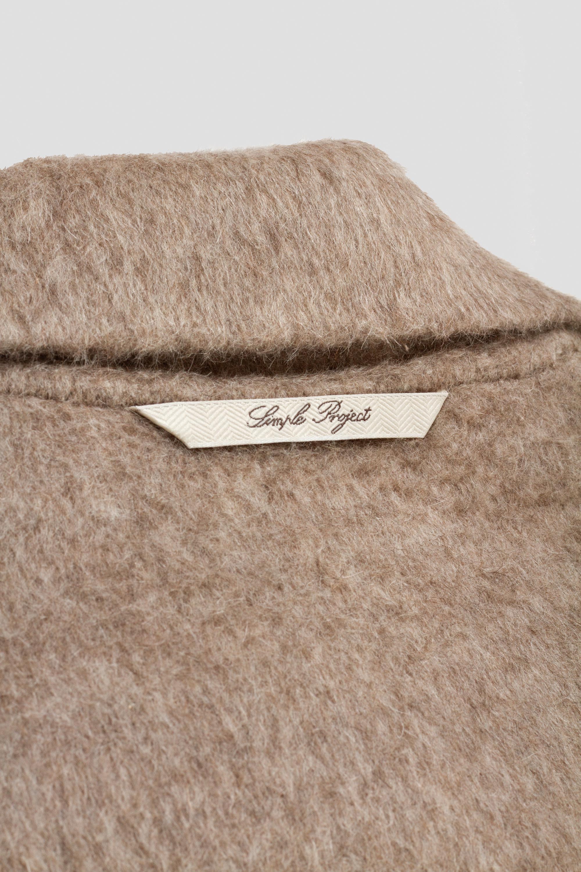 Darted Wool Jacket Sand