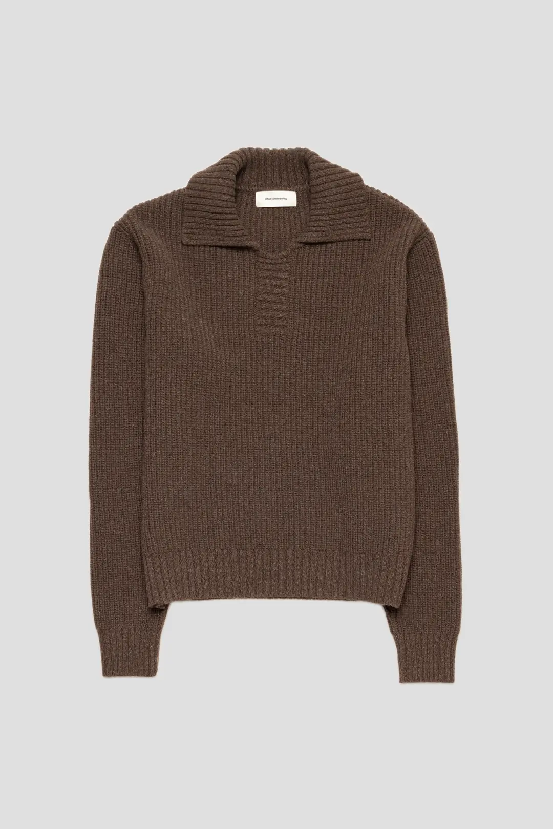Collar Sweater Dark Brown | Shelter