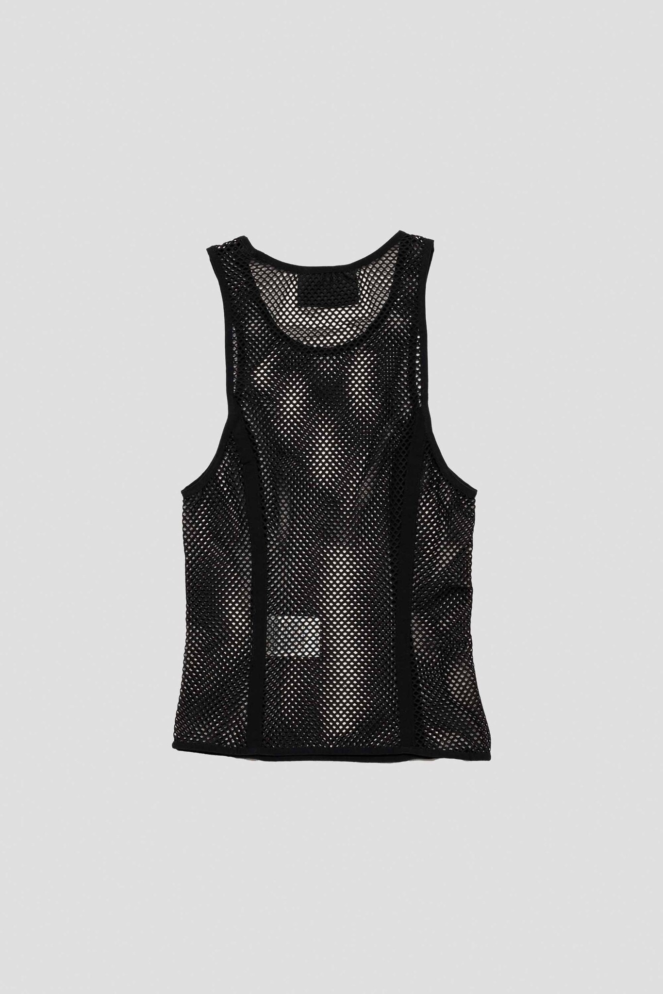 Fishnet Tank Top Black