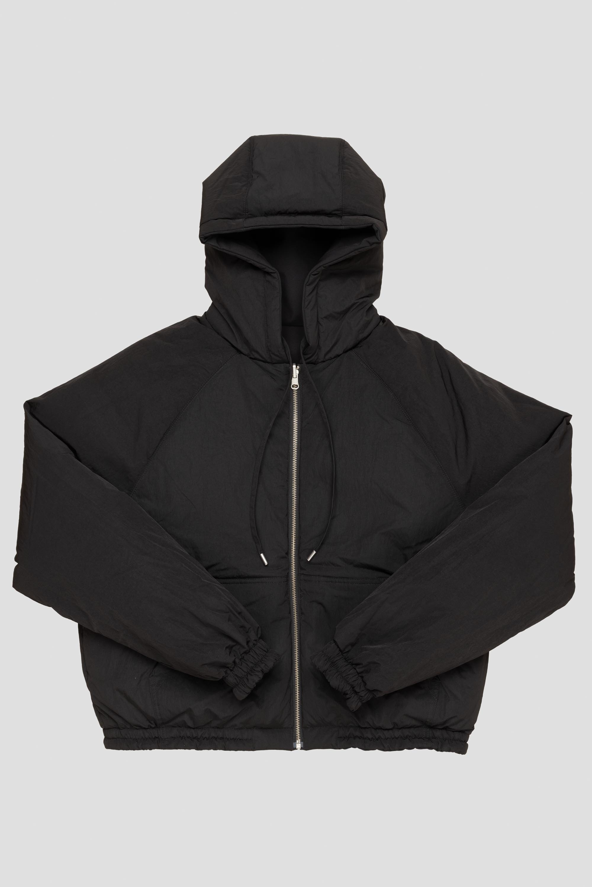 Nylon Reversible Jacket Black