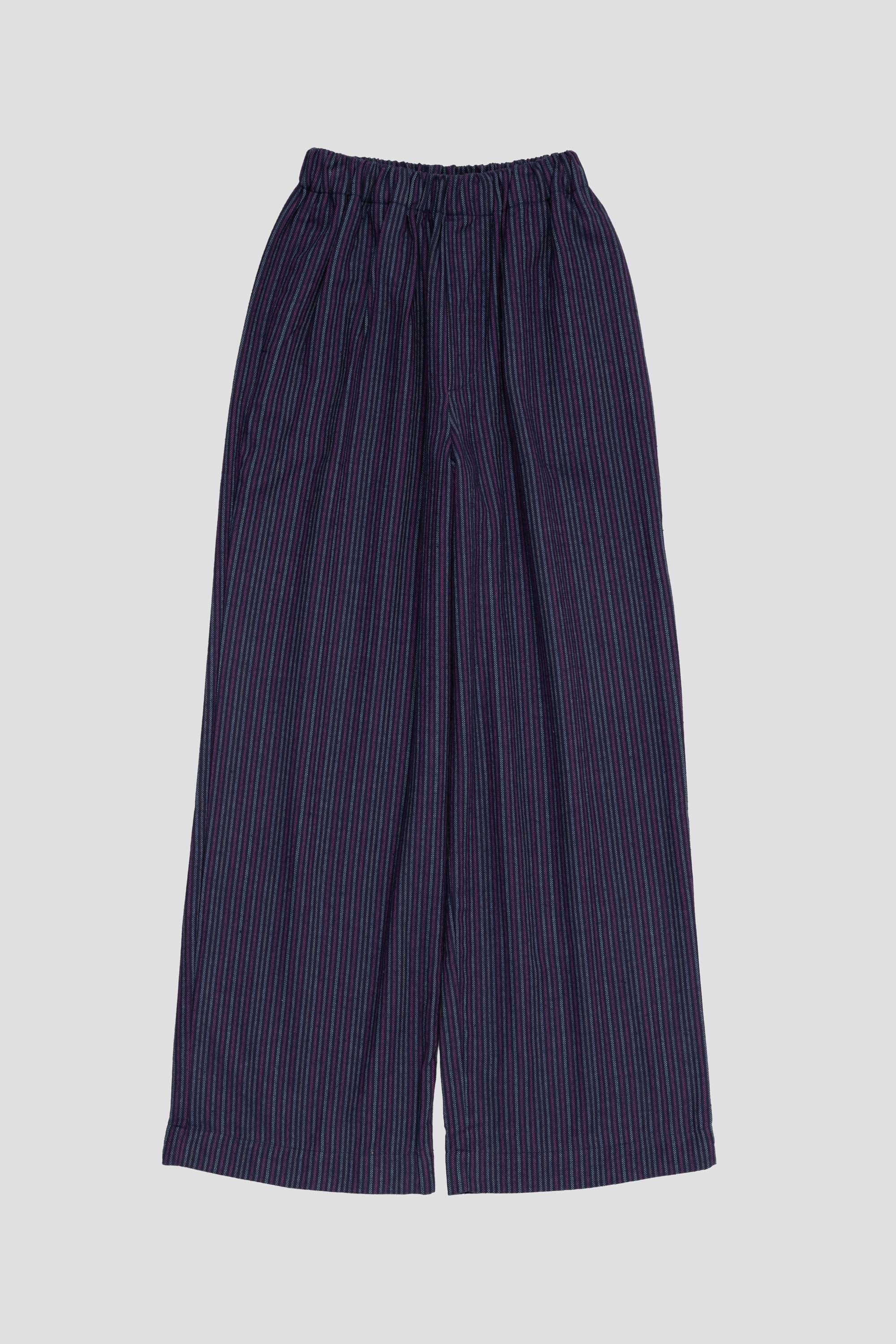 Claude Pants Purple Stripe