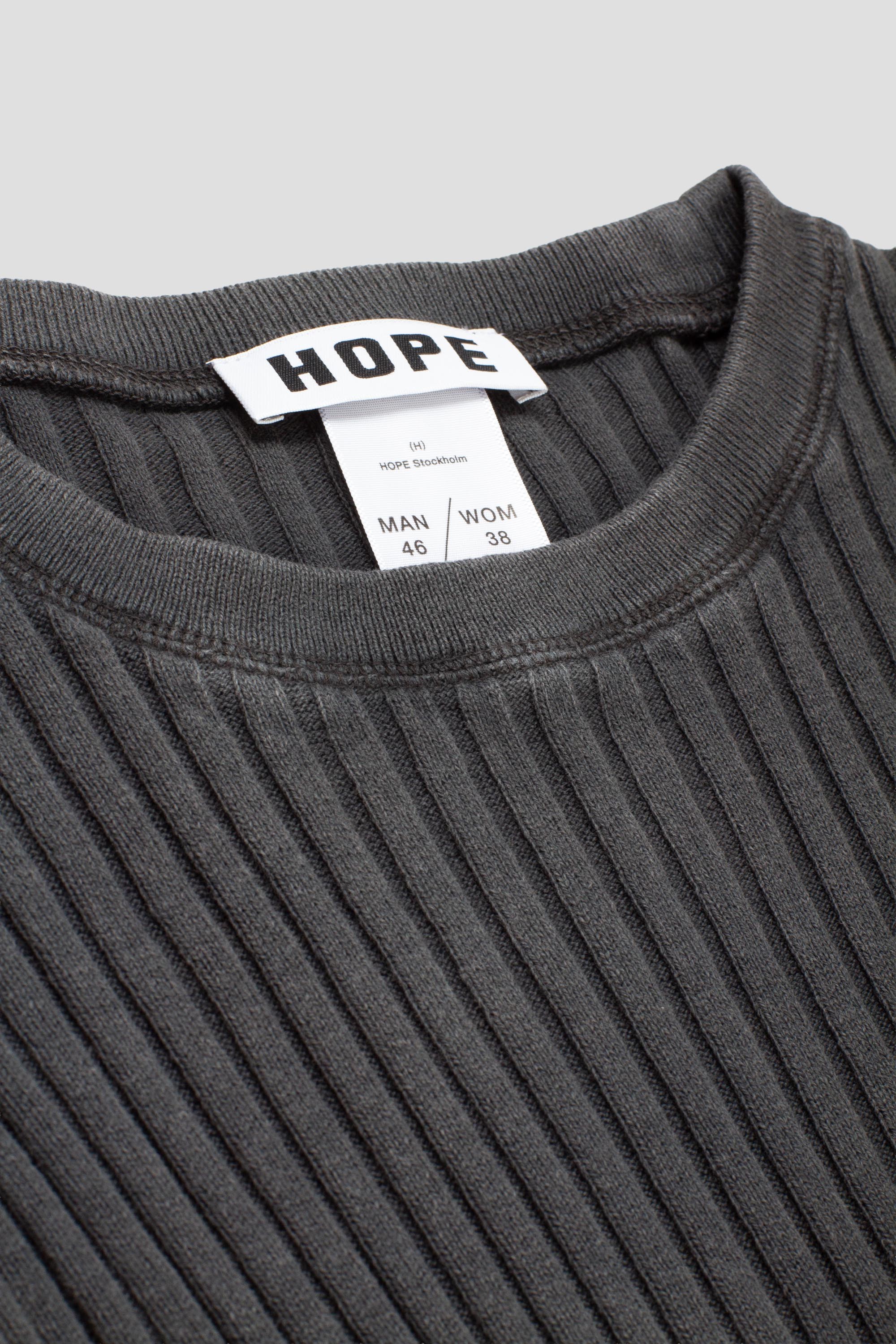 Addition Longsleeve Faded Black Rib