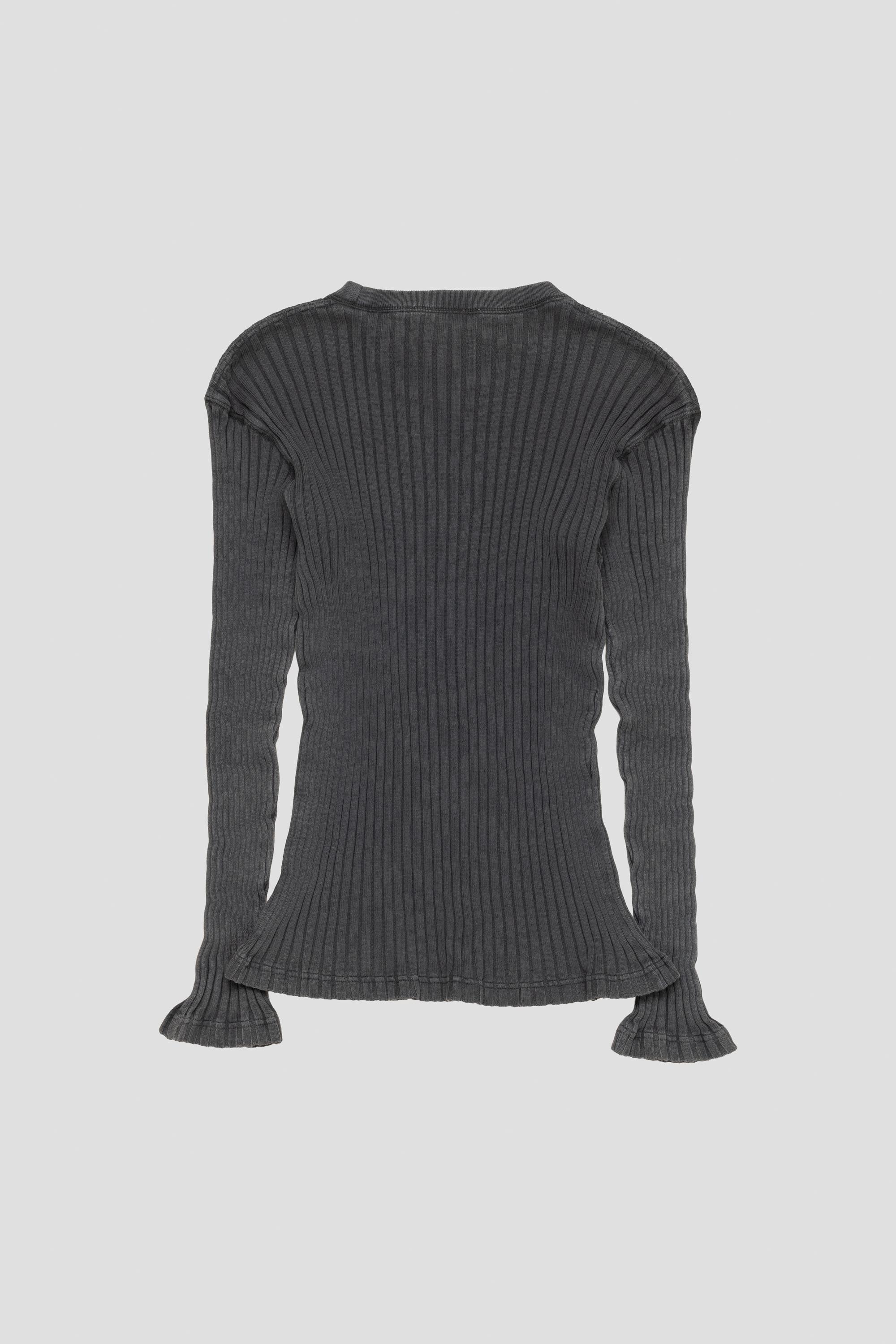 Addition Longsleeve Faded Black Rib