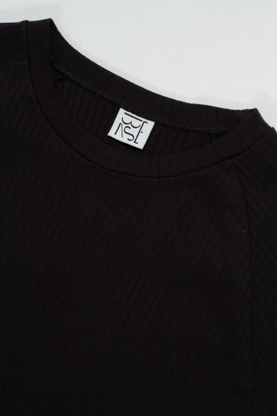 Basic Sweat Fleece Rib Black | Shelter