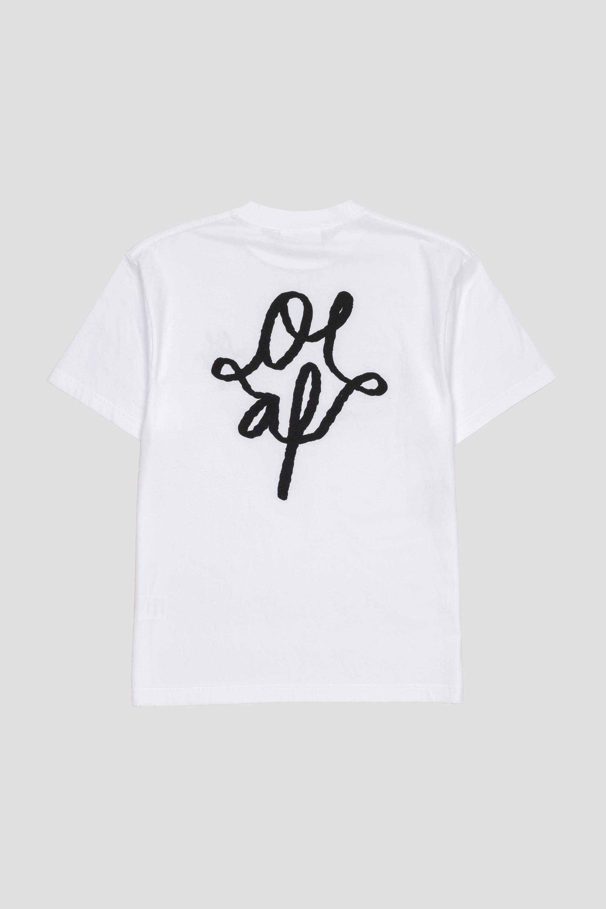 Monogram Graphic Tee Optical White