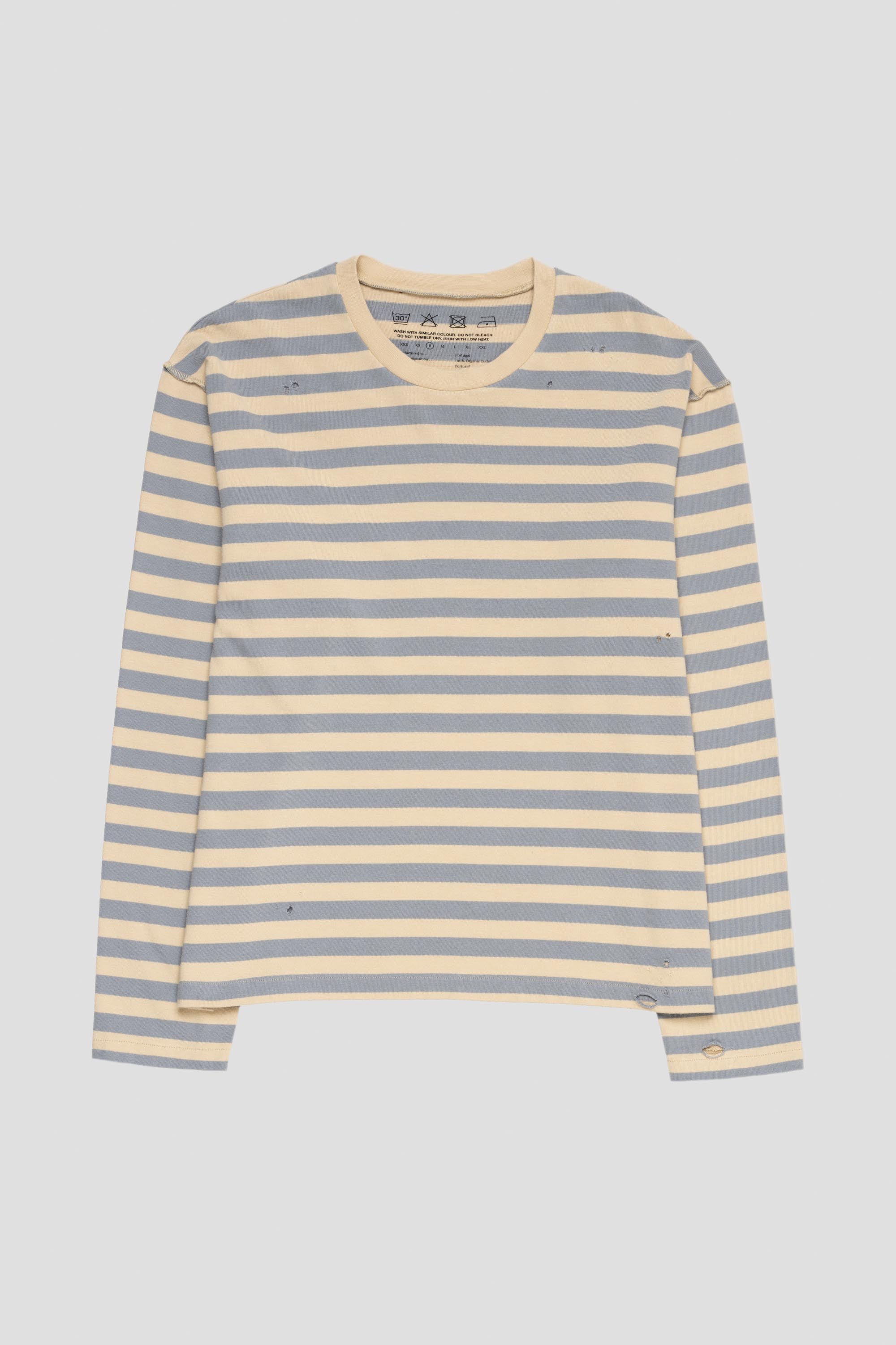 Wide Stripe Sweater Greige