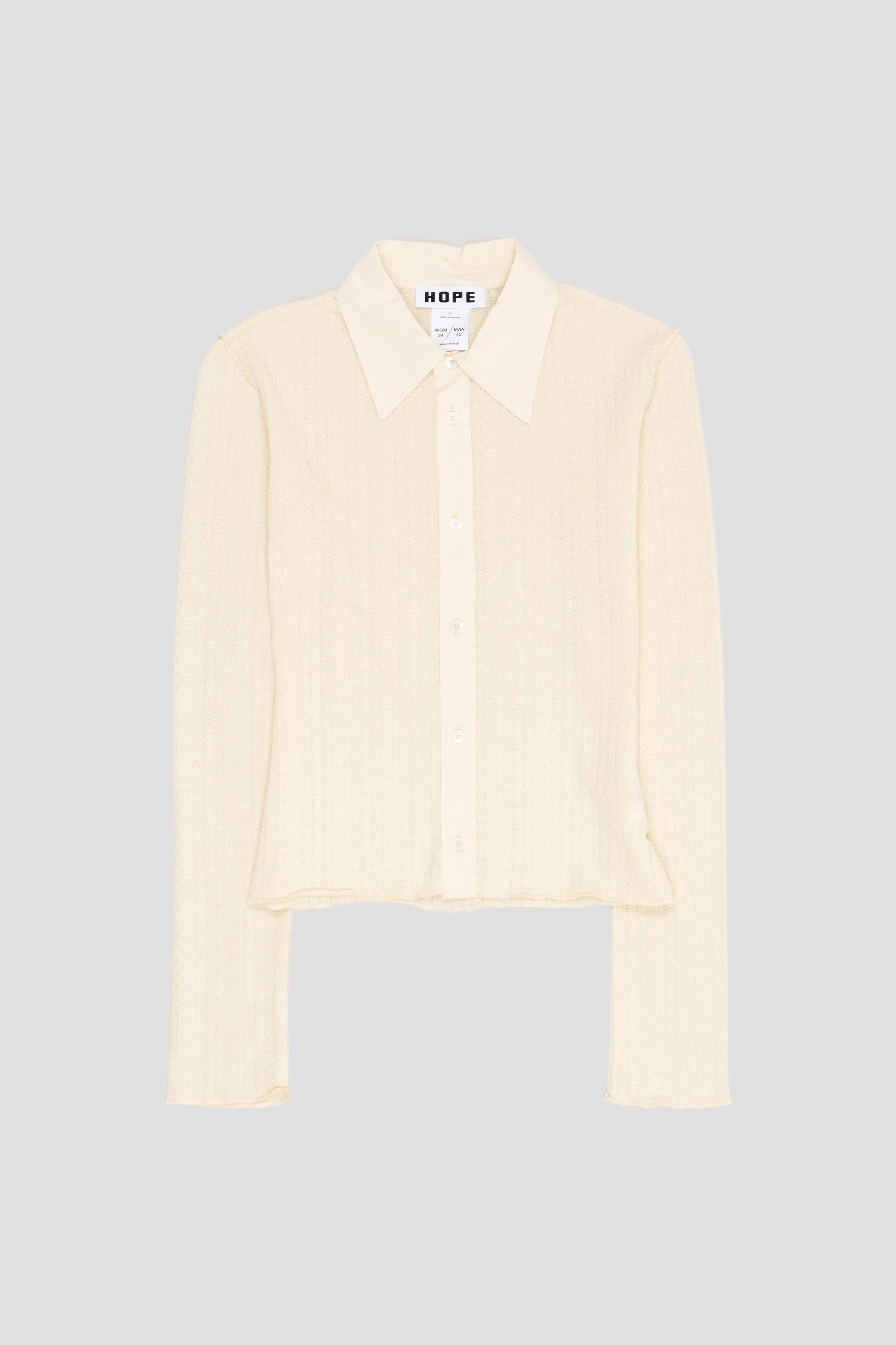 Window Shirt Ecru Lace Jersey