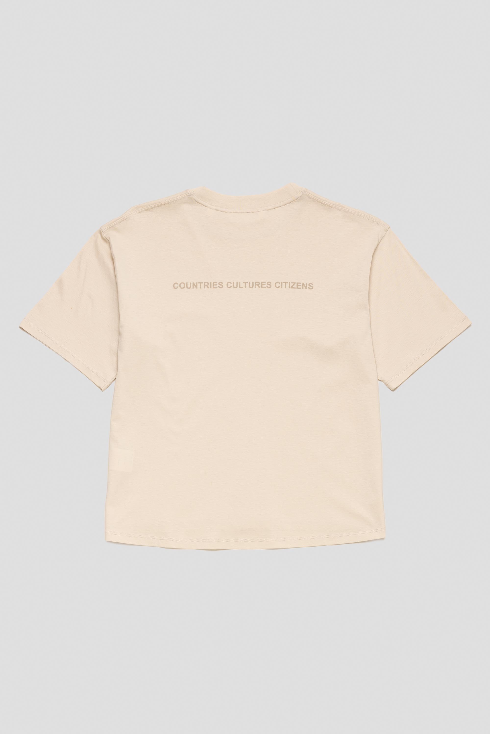 Women's Sheer Boxy Tee Cement