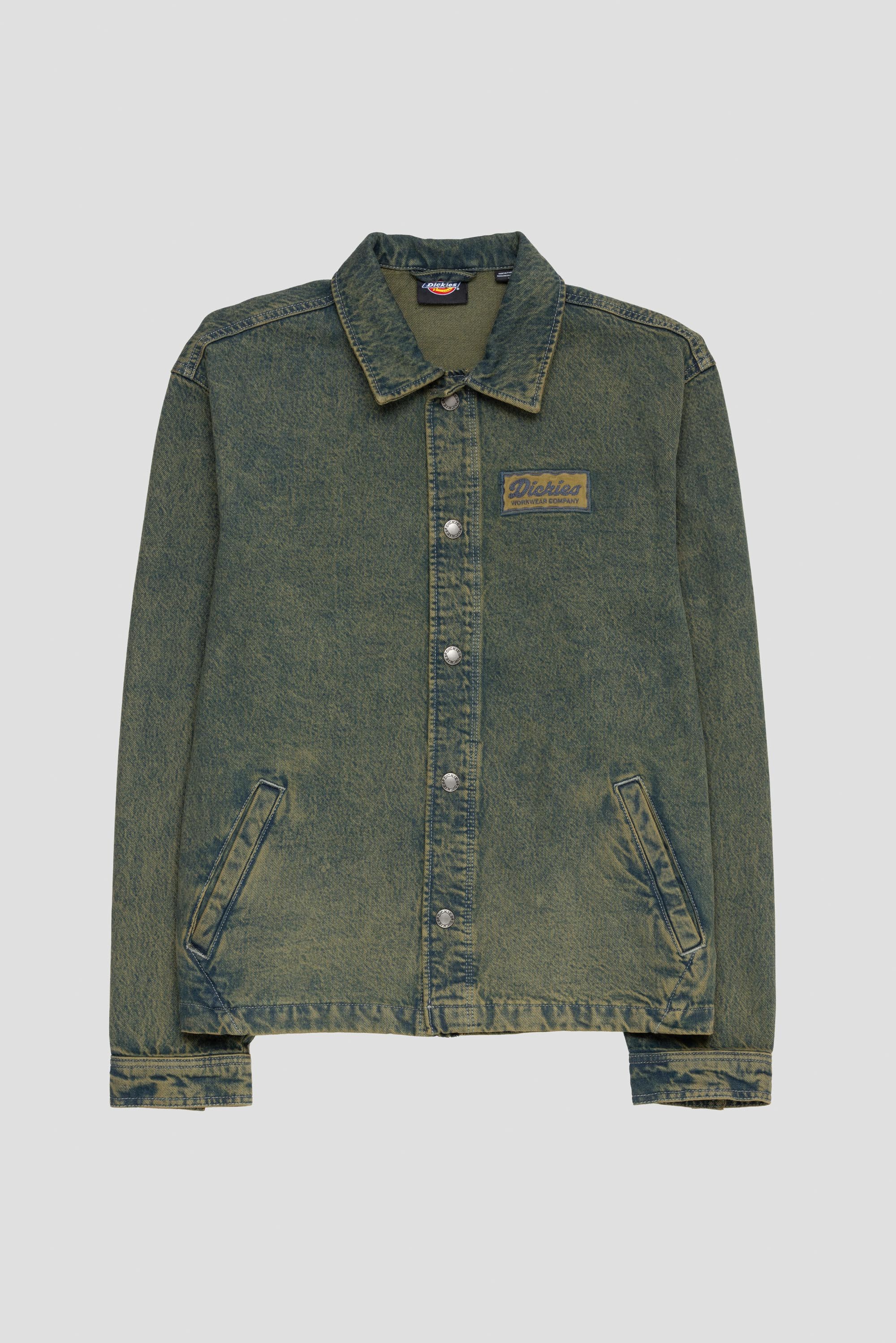 Lewistown Denim Jacket Green Tone Fade