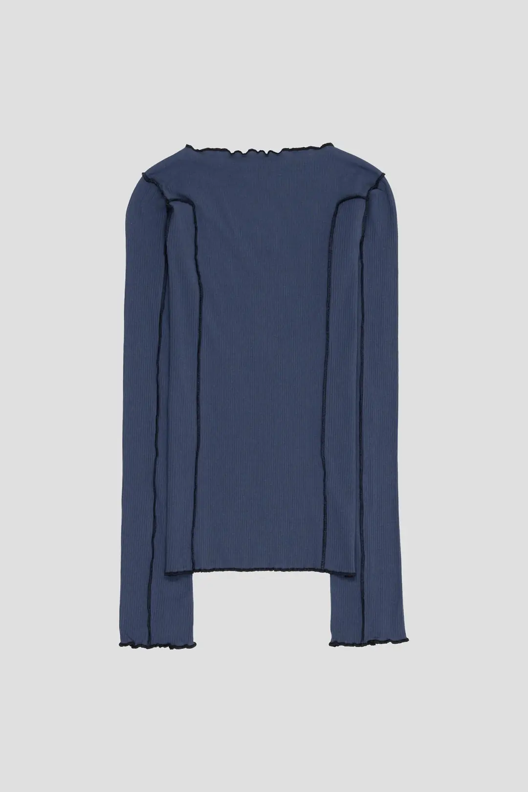 新品　BASERANGE　VEINLONGSLEEVECOTTON RIB BASERANGE Vein Long Sleeve Cotton Rib GR 【公式通販】