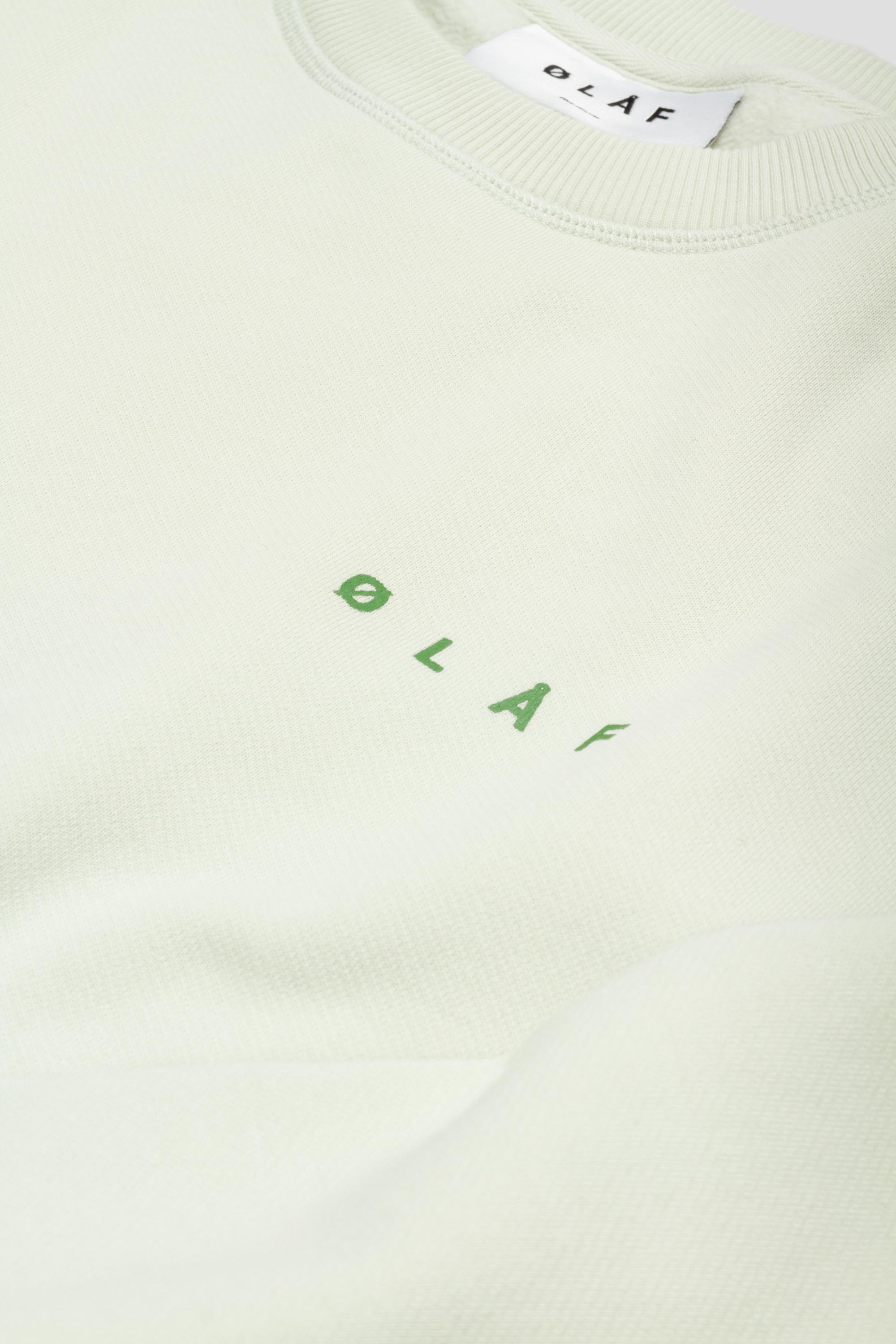 Spiral Face Crewneck Pale Green