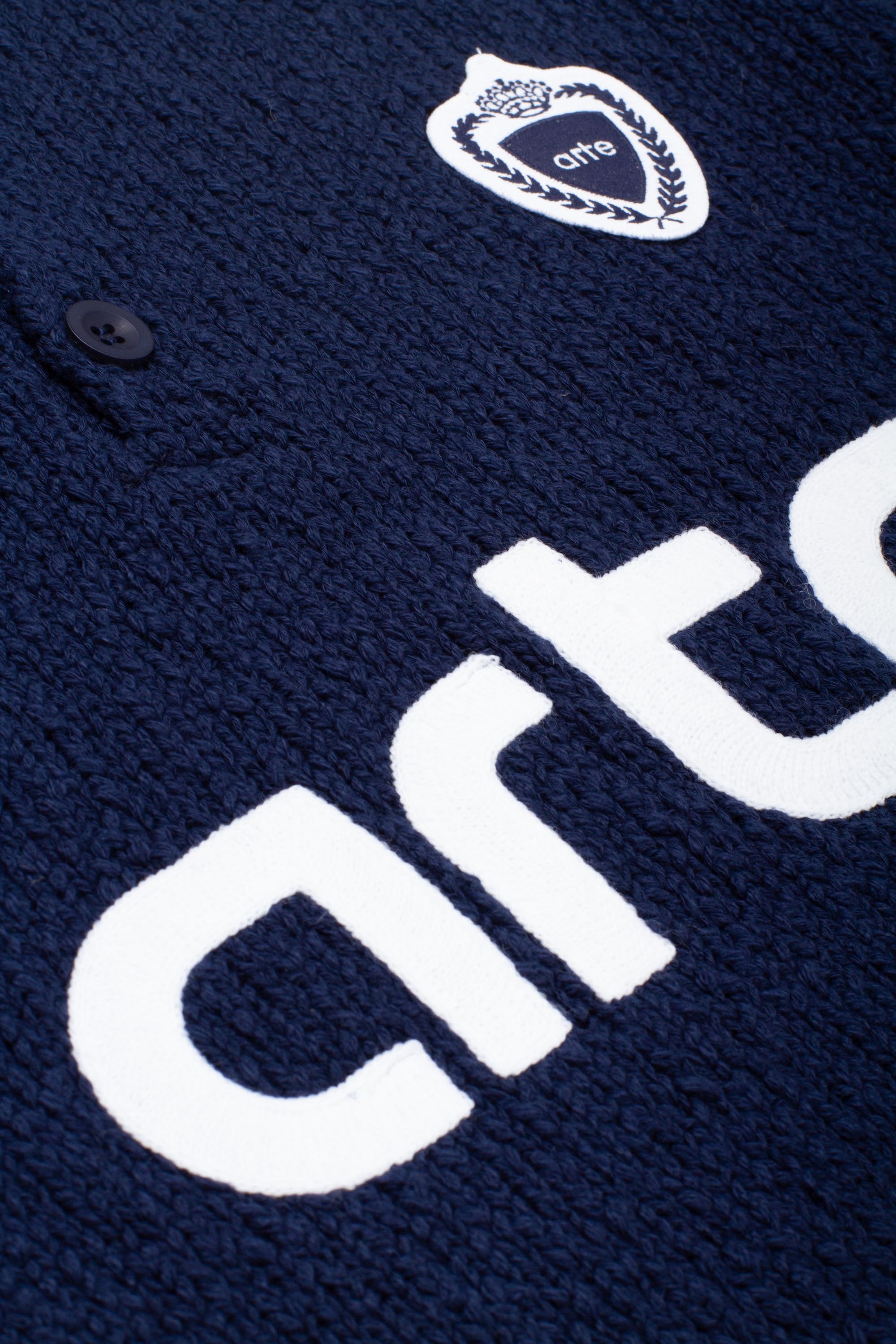 Football Knit Blue
