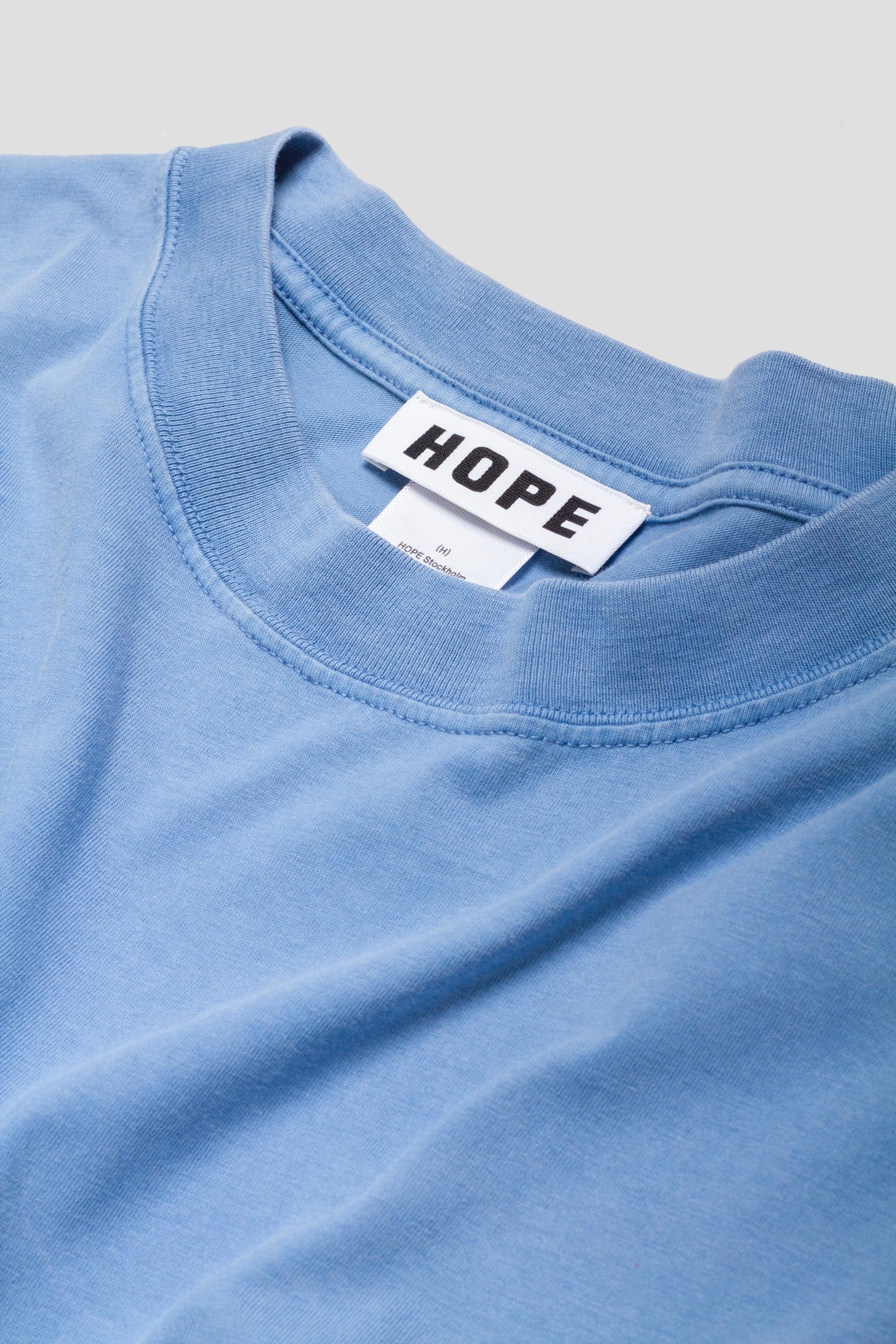 Flame Clean LS Tee Washed Blue