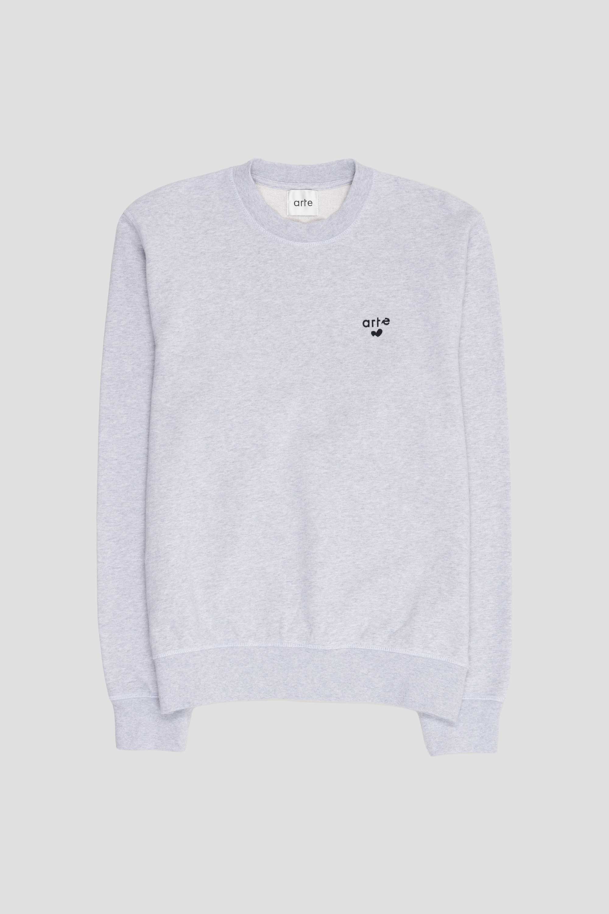 Heart Logo Crewneck Grey