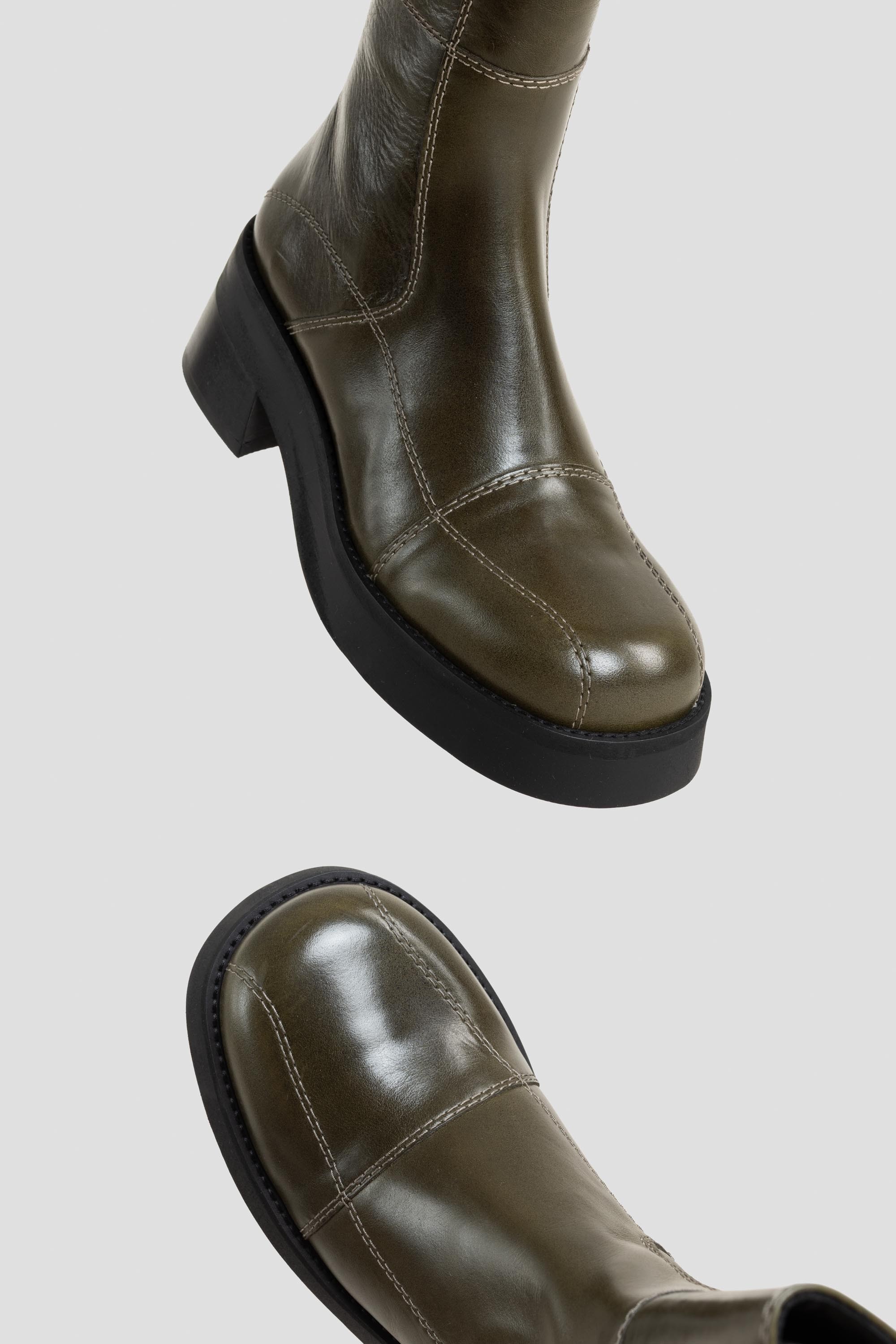 Heya Ankle Boots Khaki