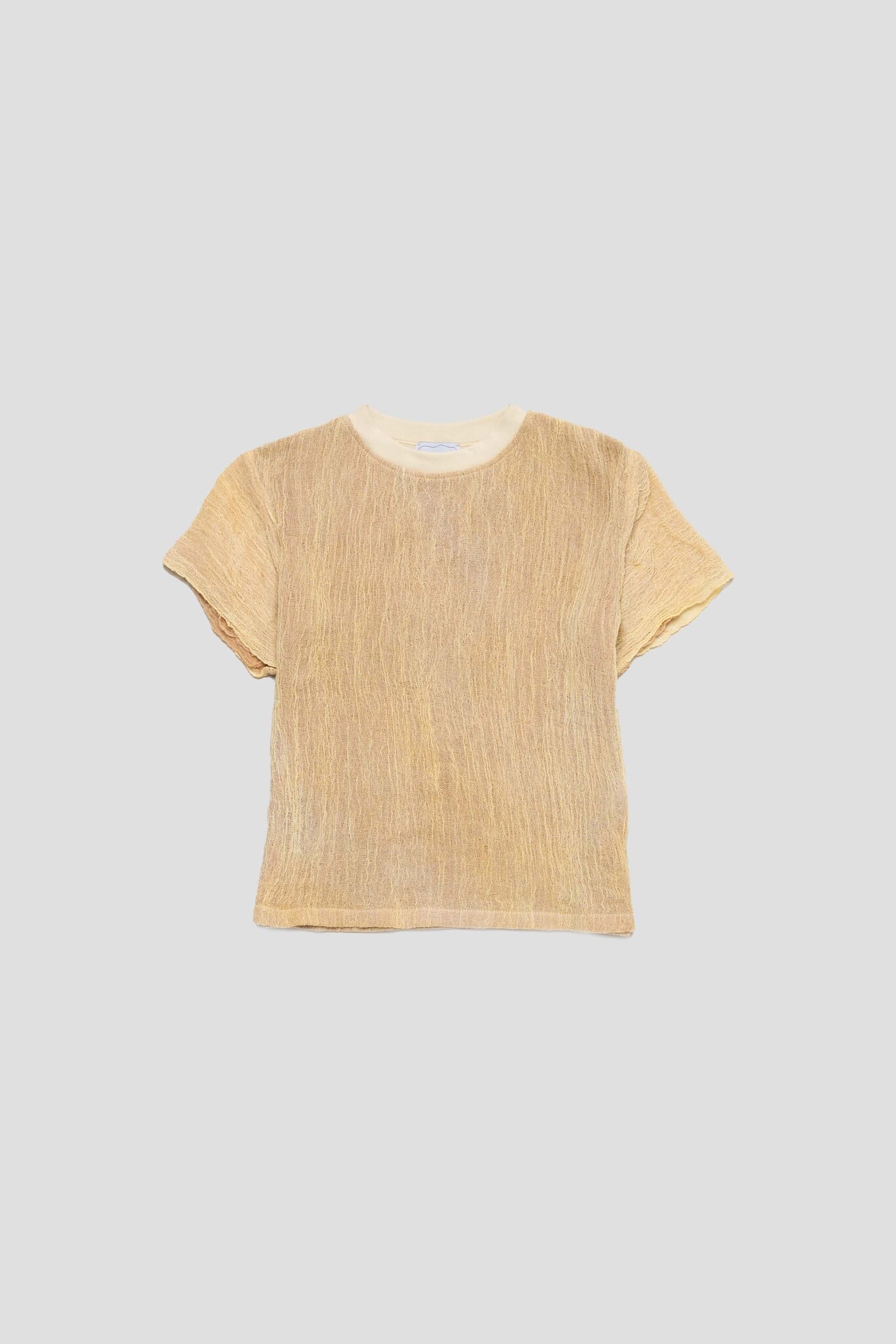 Gauze T-Shirt Beige