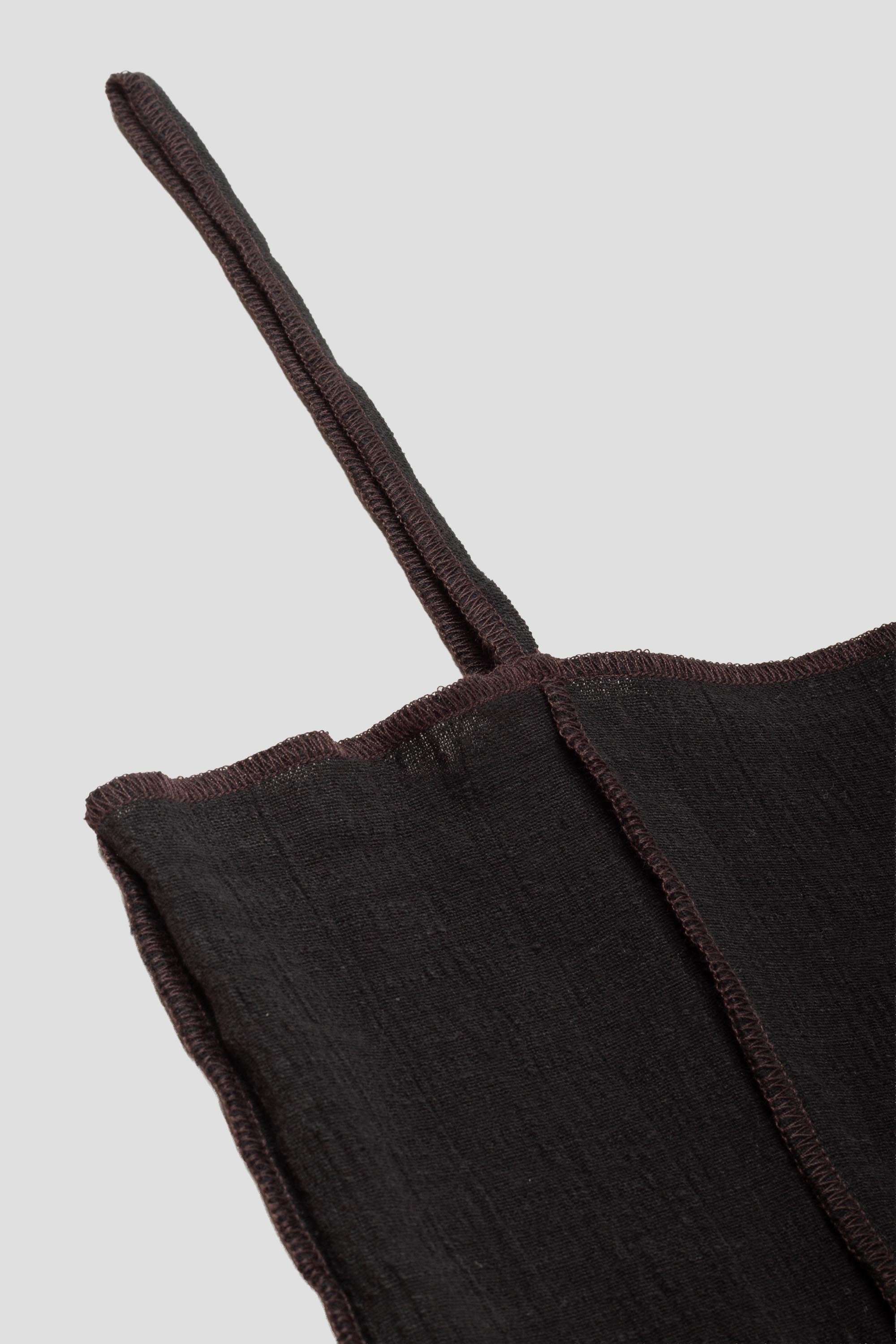 Shok Slip Dress Black/Brown