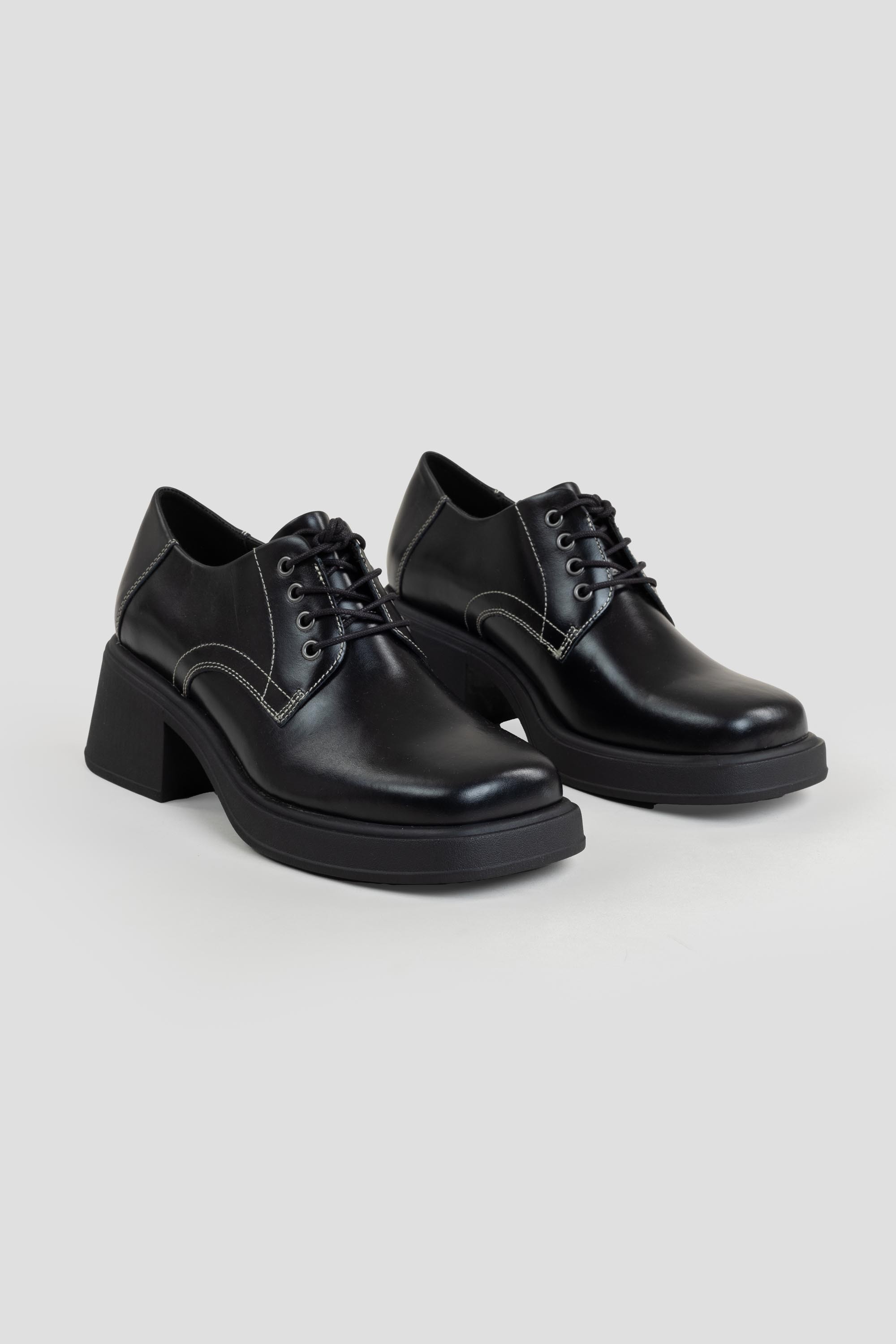 Dorah Heeled Derby Black