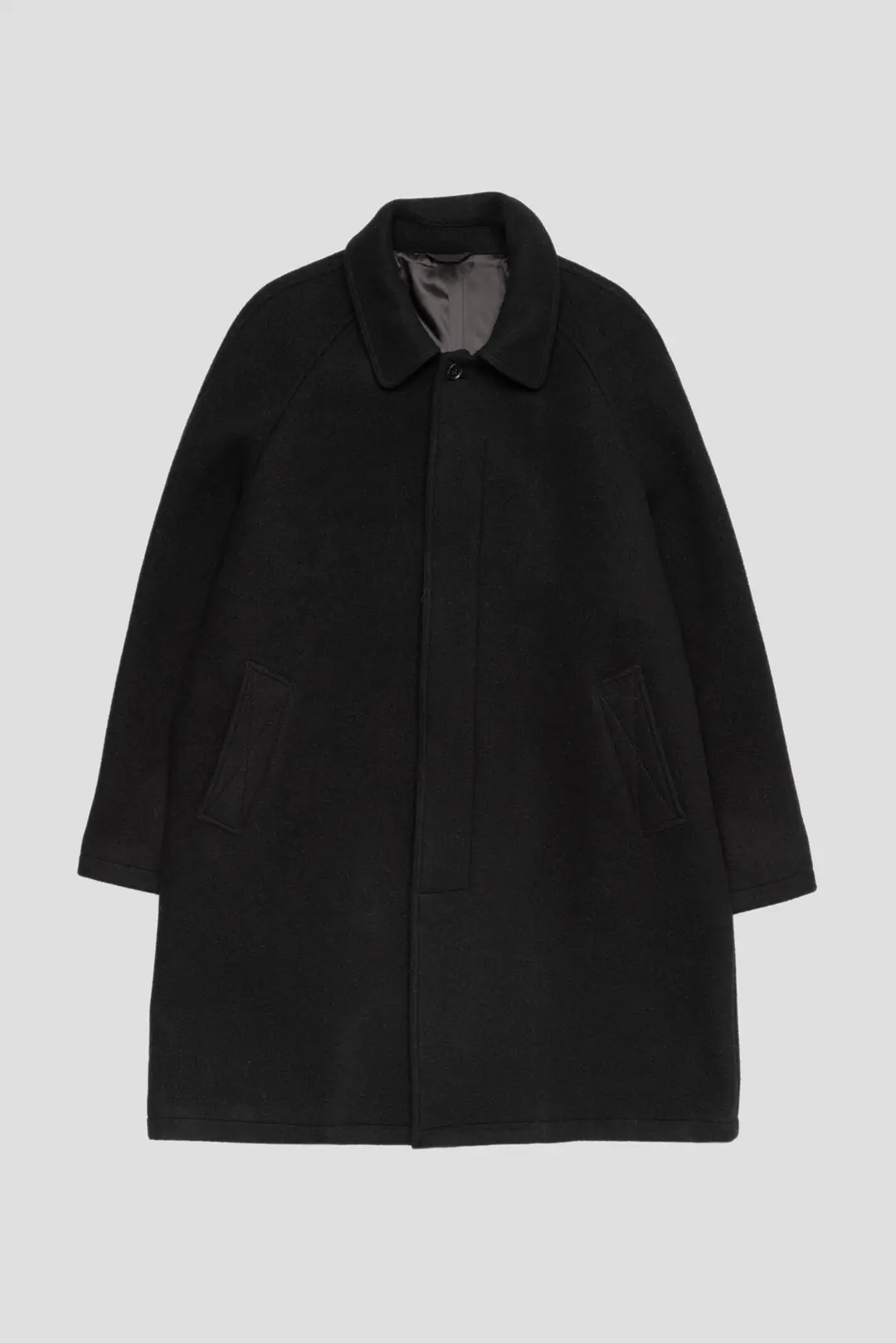 mfpen Accession Coat Black Recycled Wool | Shelter