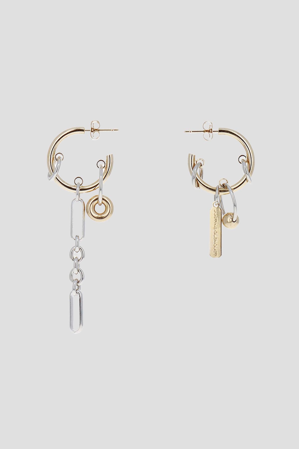 Iris Earrings Gold & Palladium