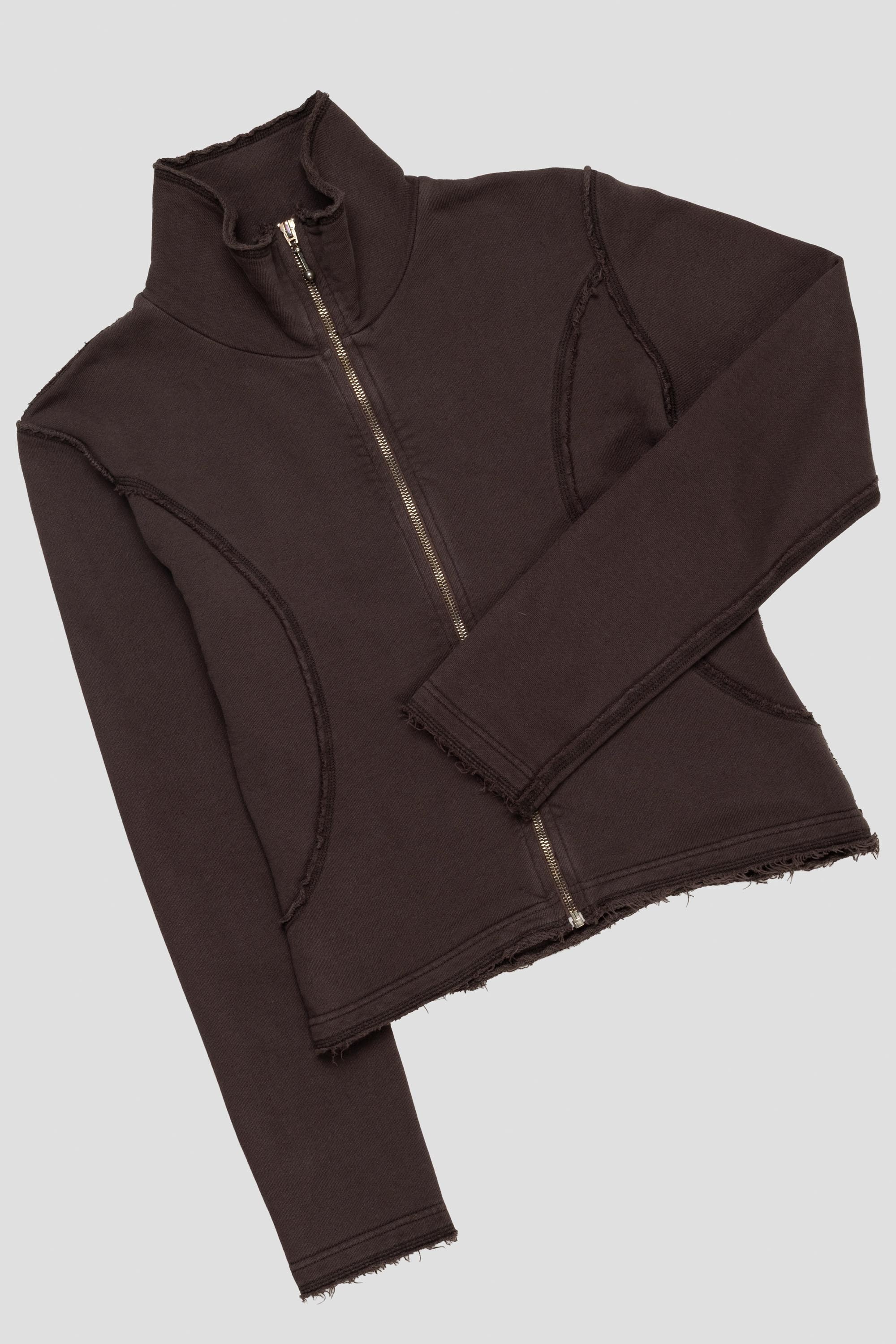 Tide Sweatshirt Dark Brown Linen