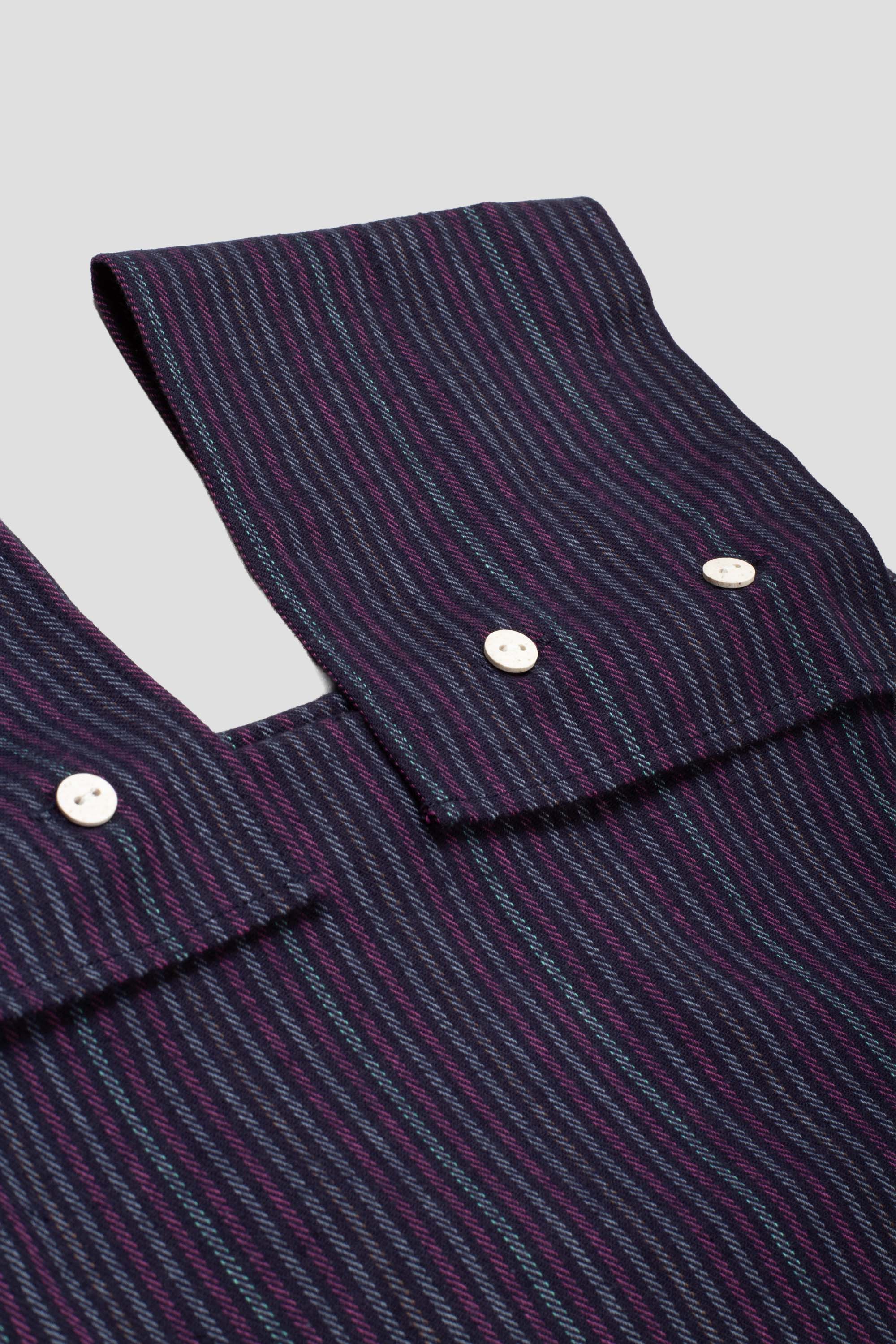 Manhattan Top Purple Stripe