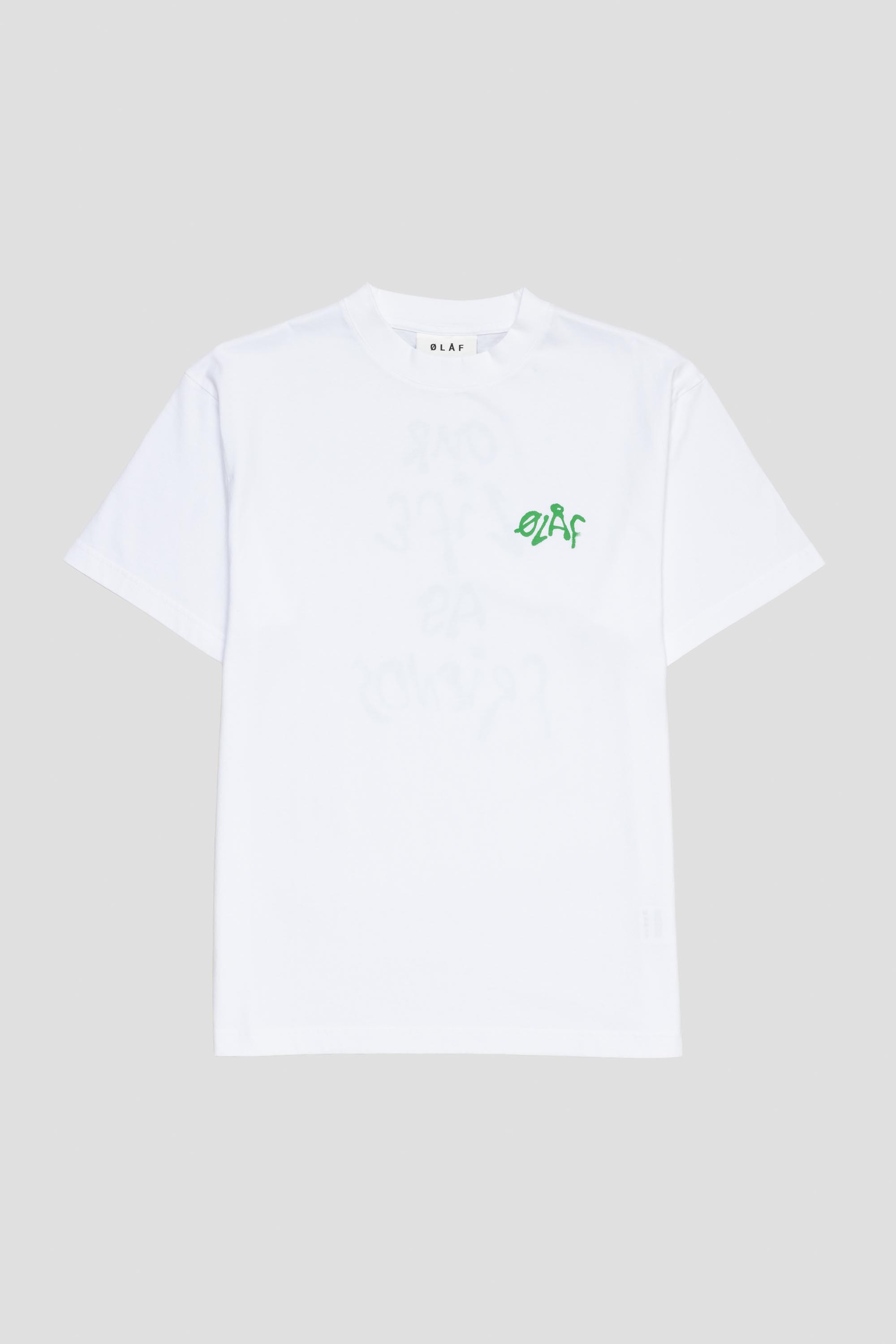 Olaf Tag Tee Optical White