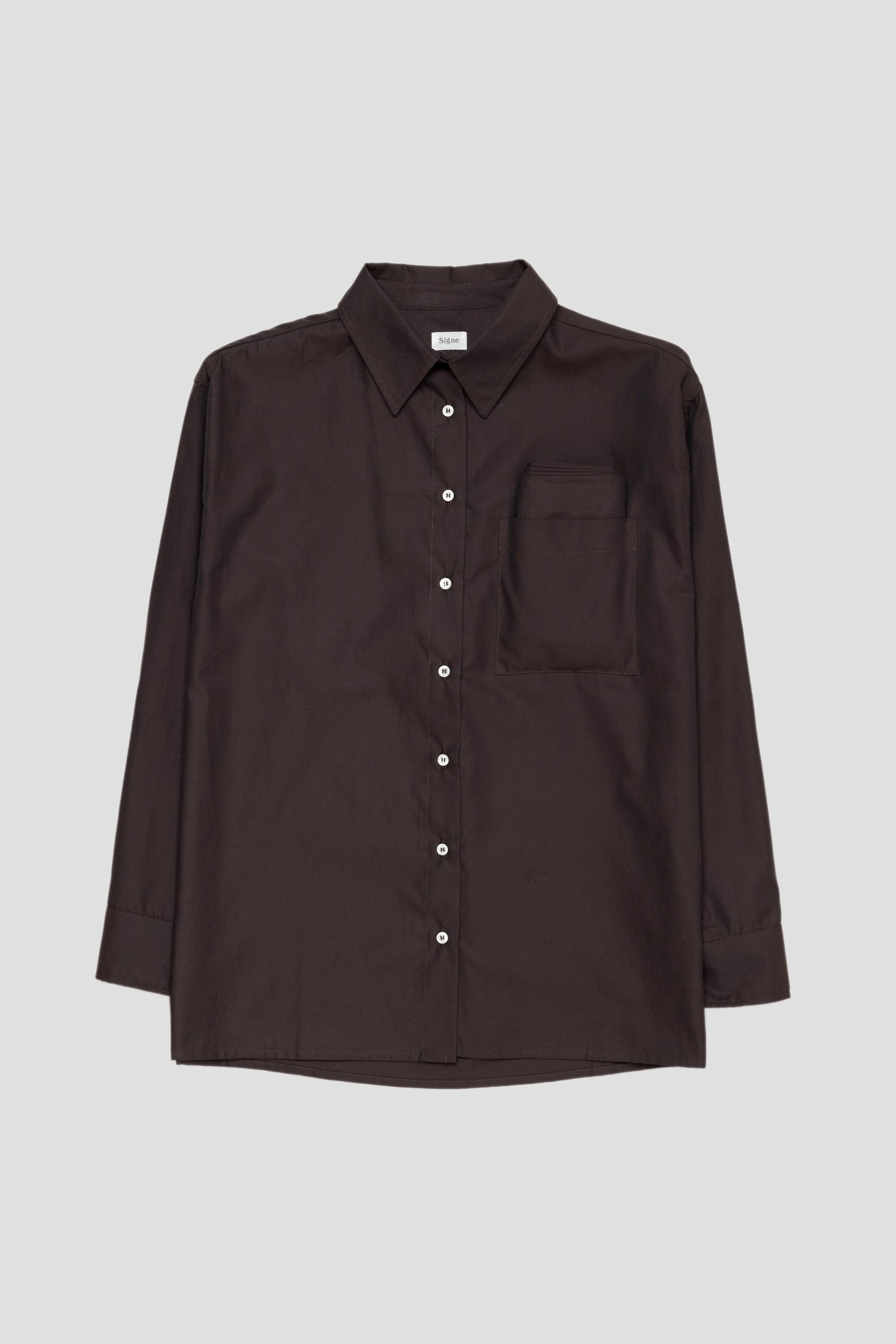 Elin Shirt Dark Clove