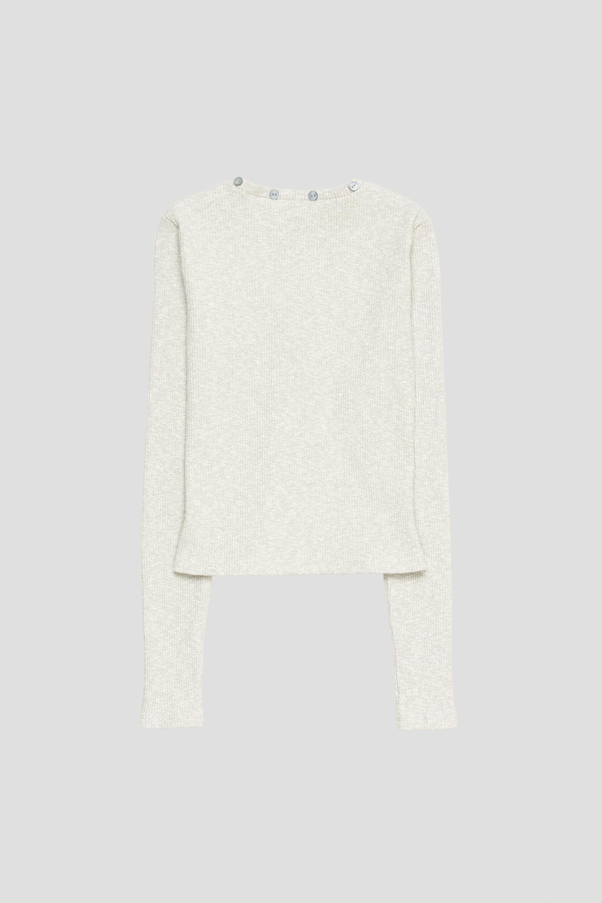 Button Cardigan Light Grey