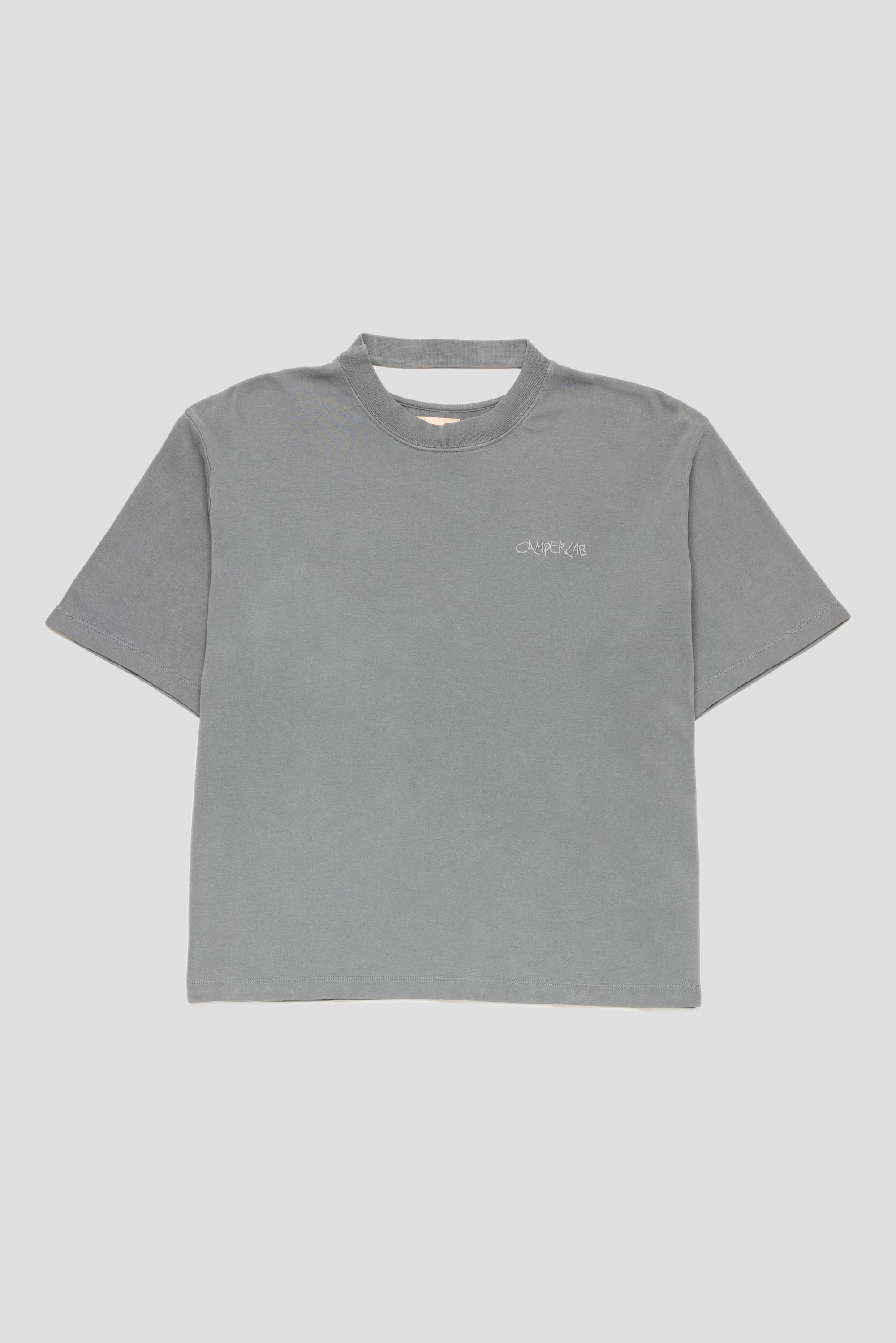 Mineral Dye Boxy T-Shirt Dark Grey