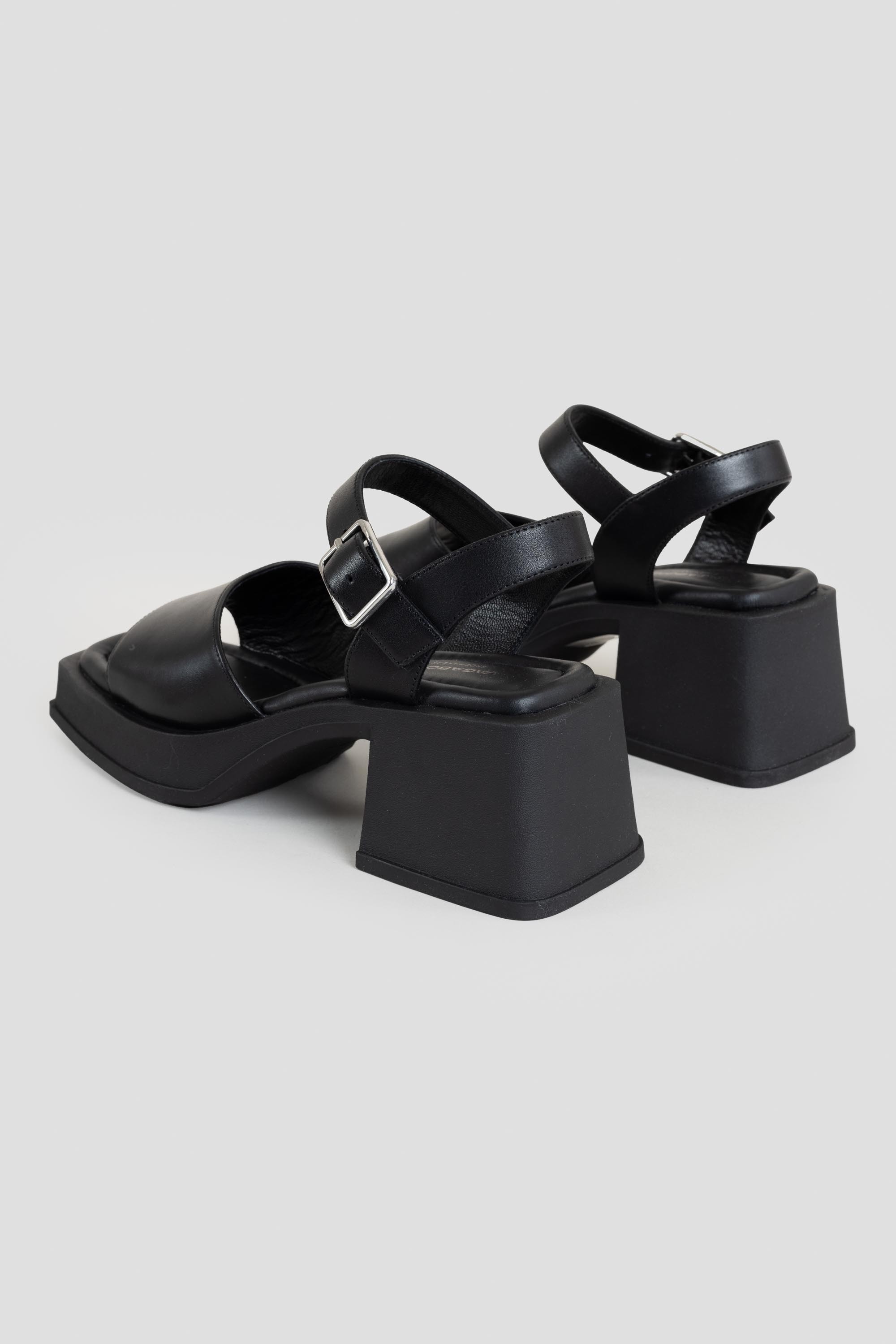 Hennie Heeled Sandals Black