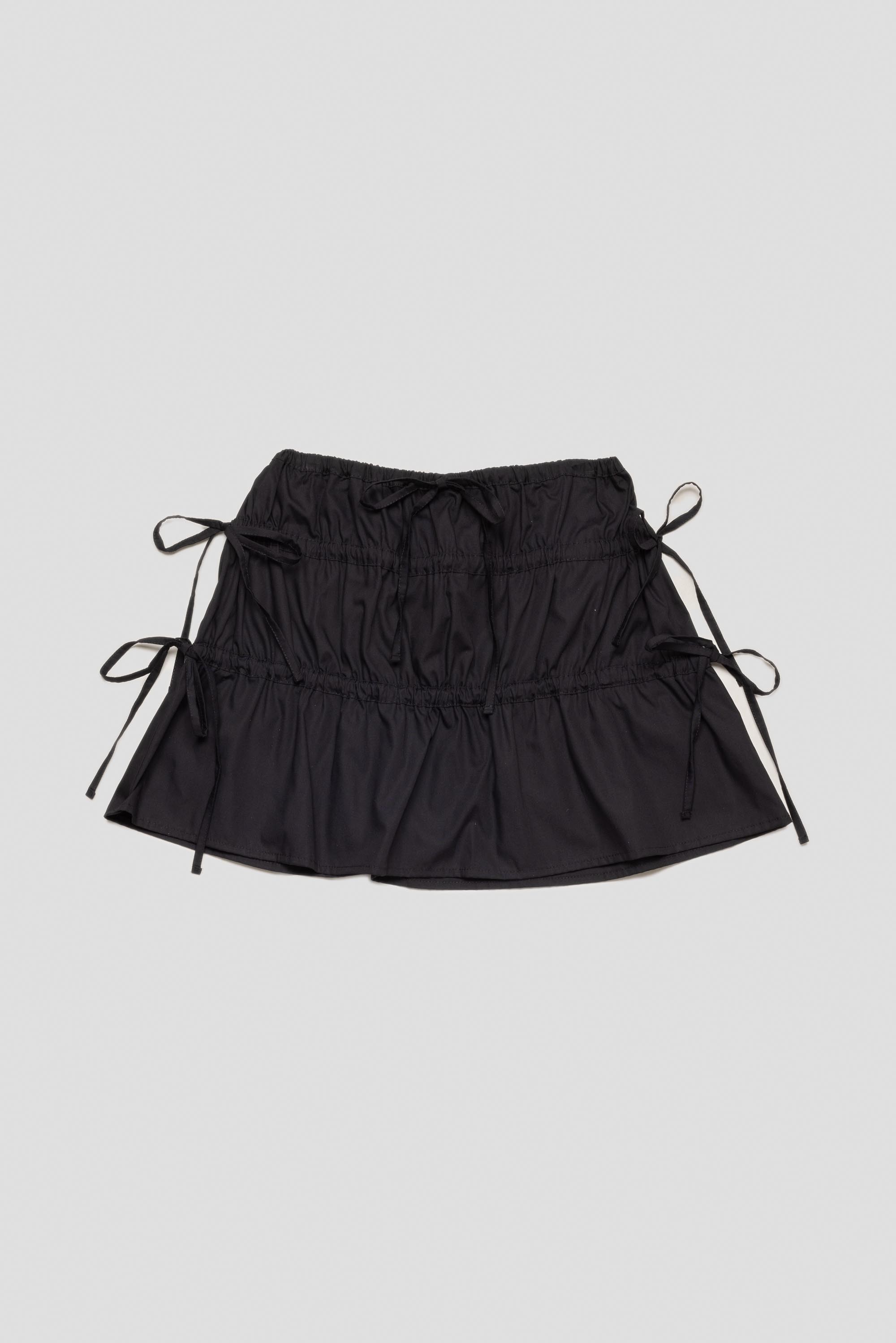 Ruched Skirt Black