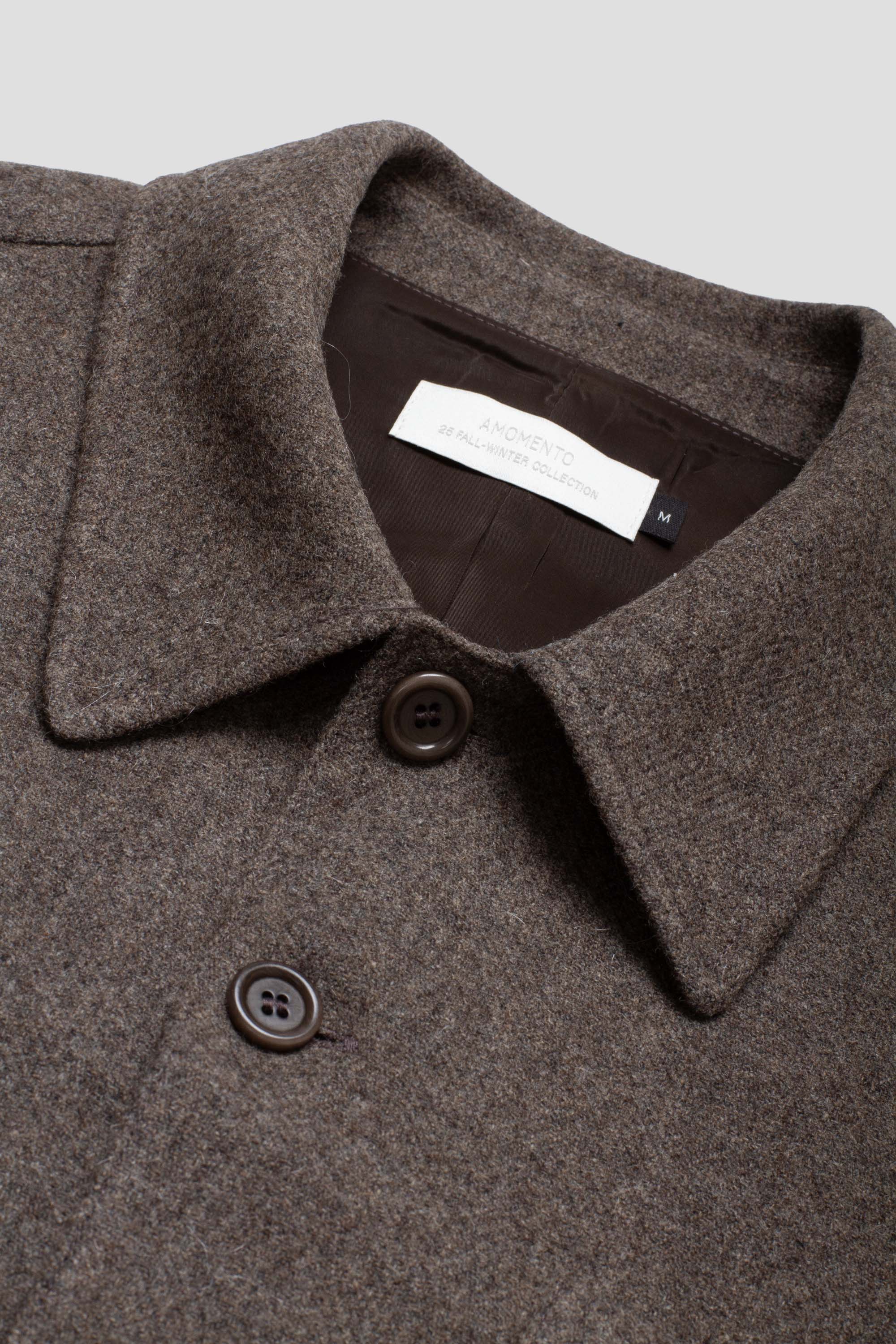 Wool Shirt Light Brown