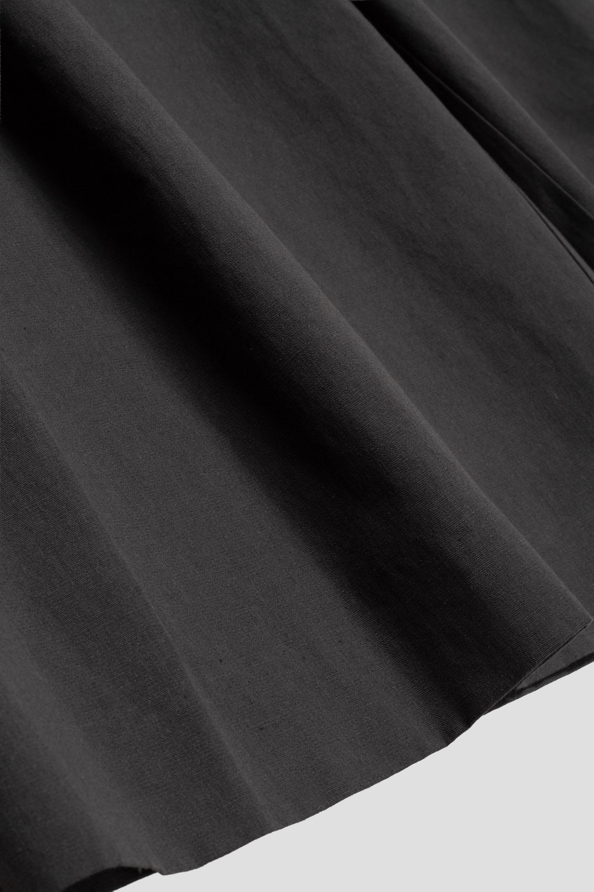 Wide Bermuda Pants Charcoal
