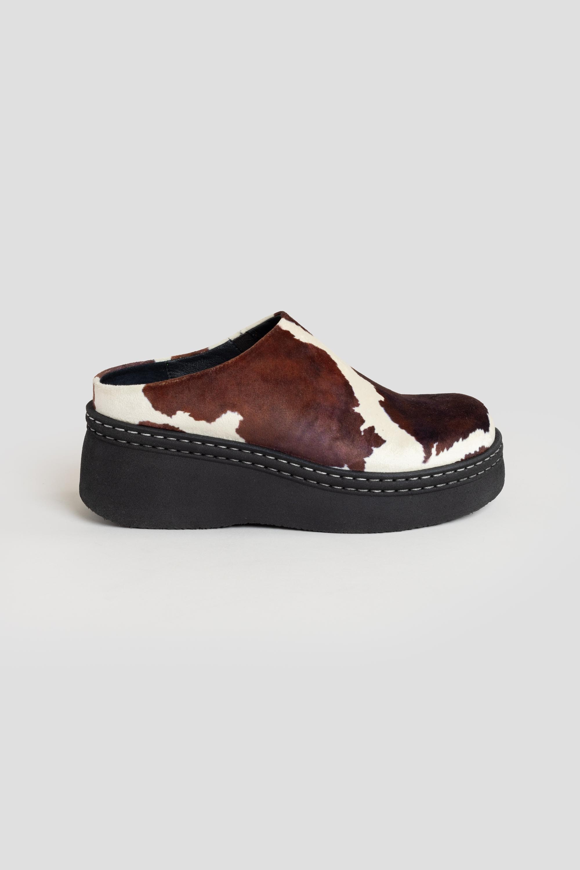 Kristi Mules Cow Print