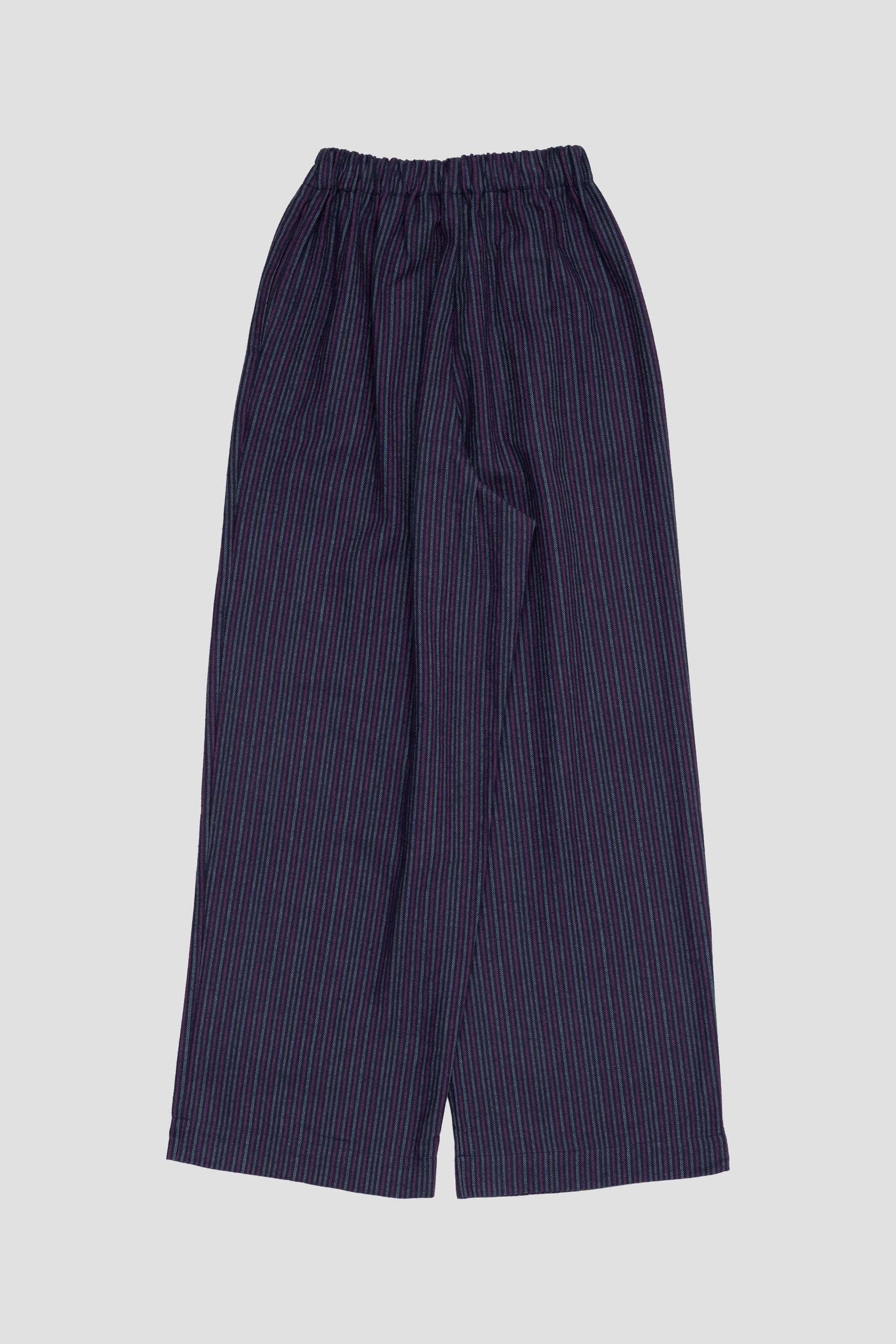 Claude Pants Purple Stripe