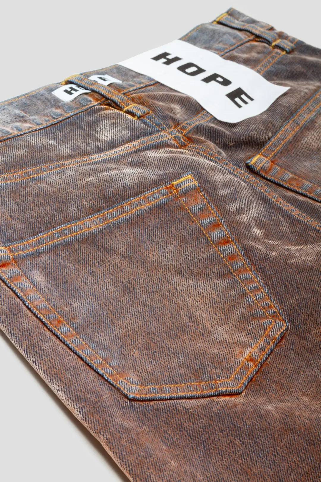 パンツ HOPE Stockholm Rust flock-28 Skid Jeans Rust Flock | Shelter