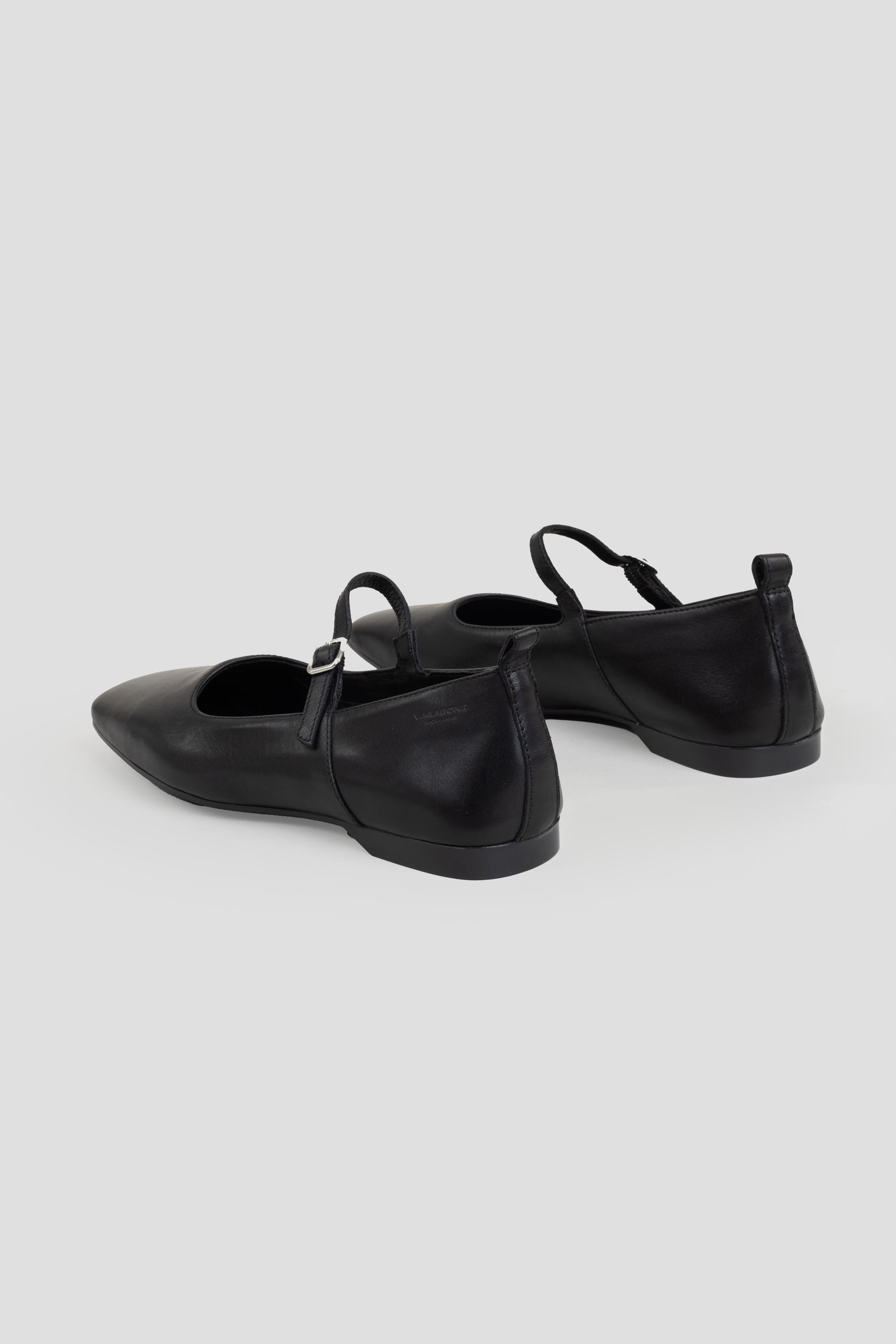 Delia Mary-Jane Flats Black